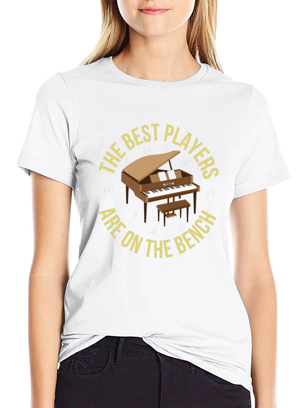 Best Players Piano T-Shirt - Musician Humor Tee
