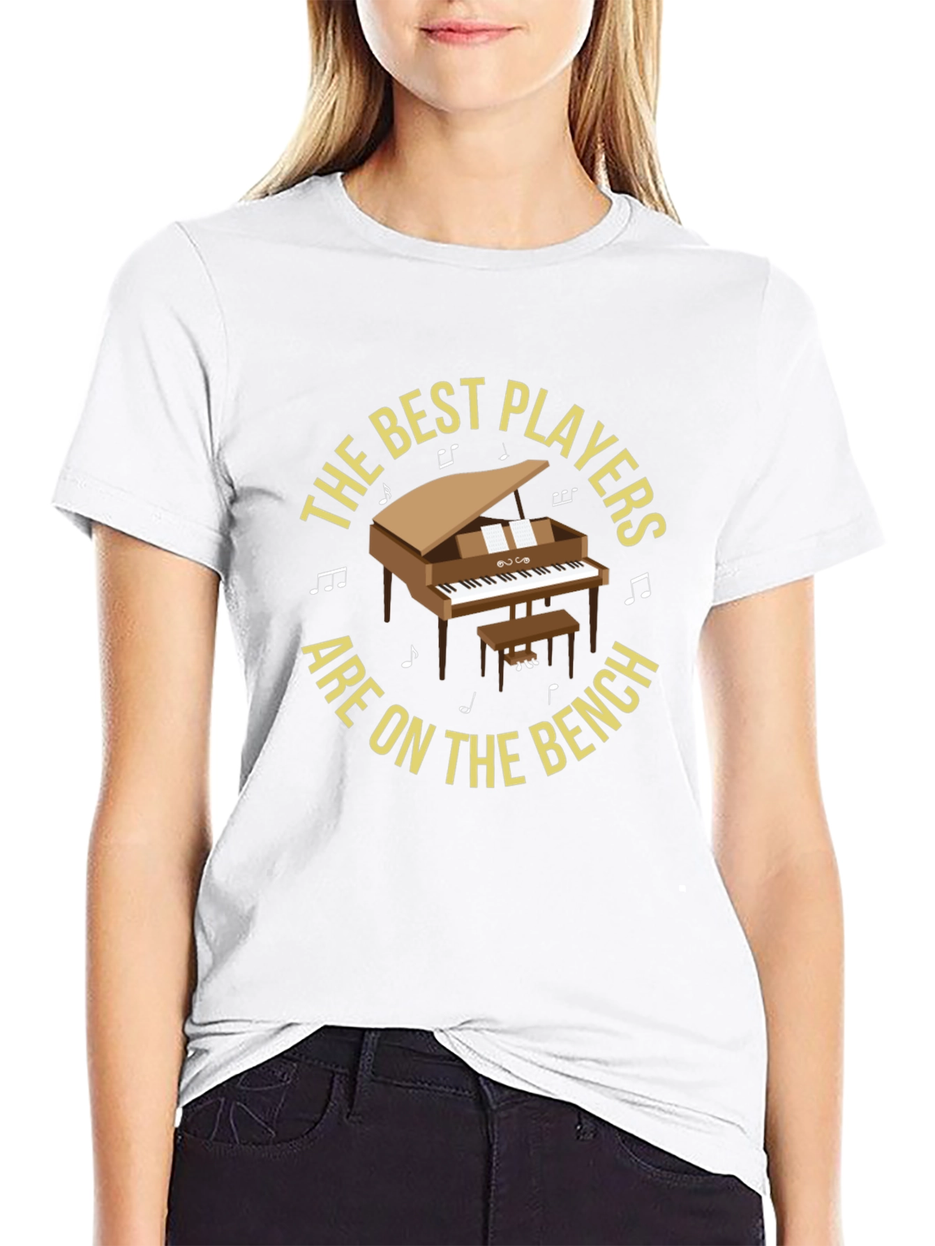 Best Players Piano T-Shirt - Musician Humor Tee