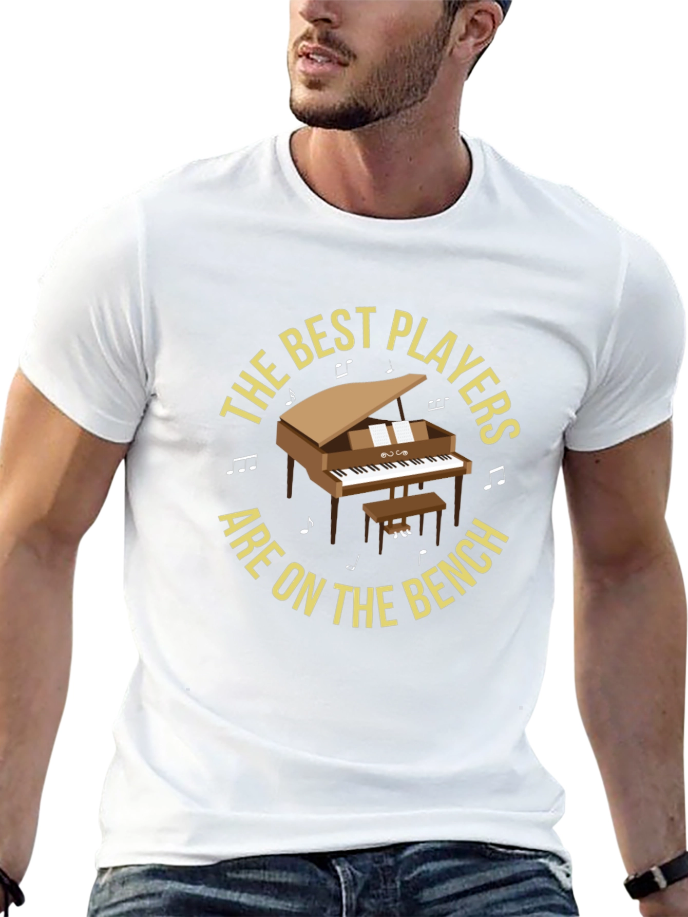 Best Players Piano T-Shirt - Musician Humor Tee
