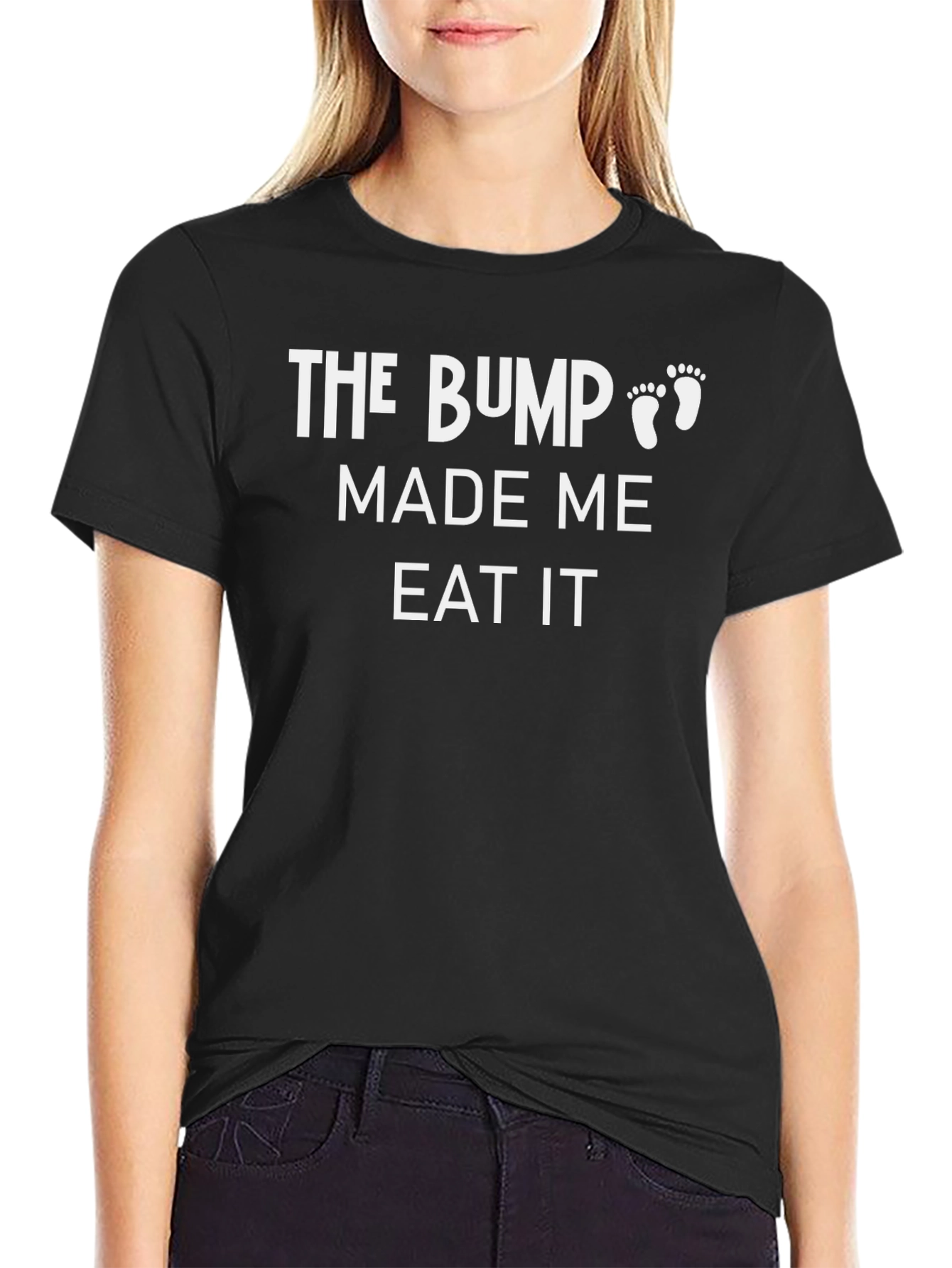The Bump Made Me Eat It - Funny Pregnancy T-Shirt