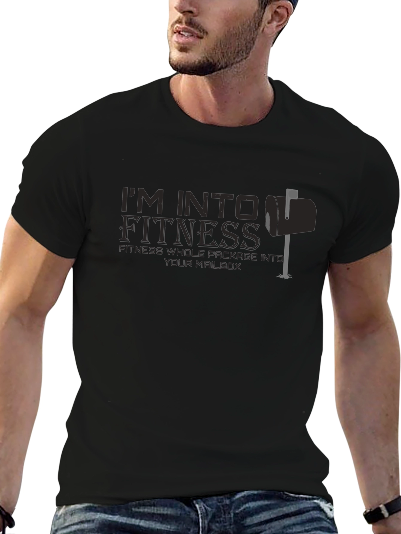 Im Into Fitness Funny Graphic Tee