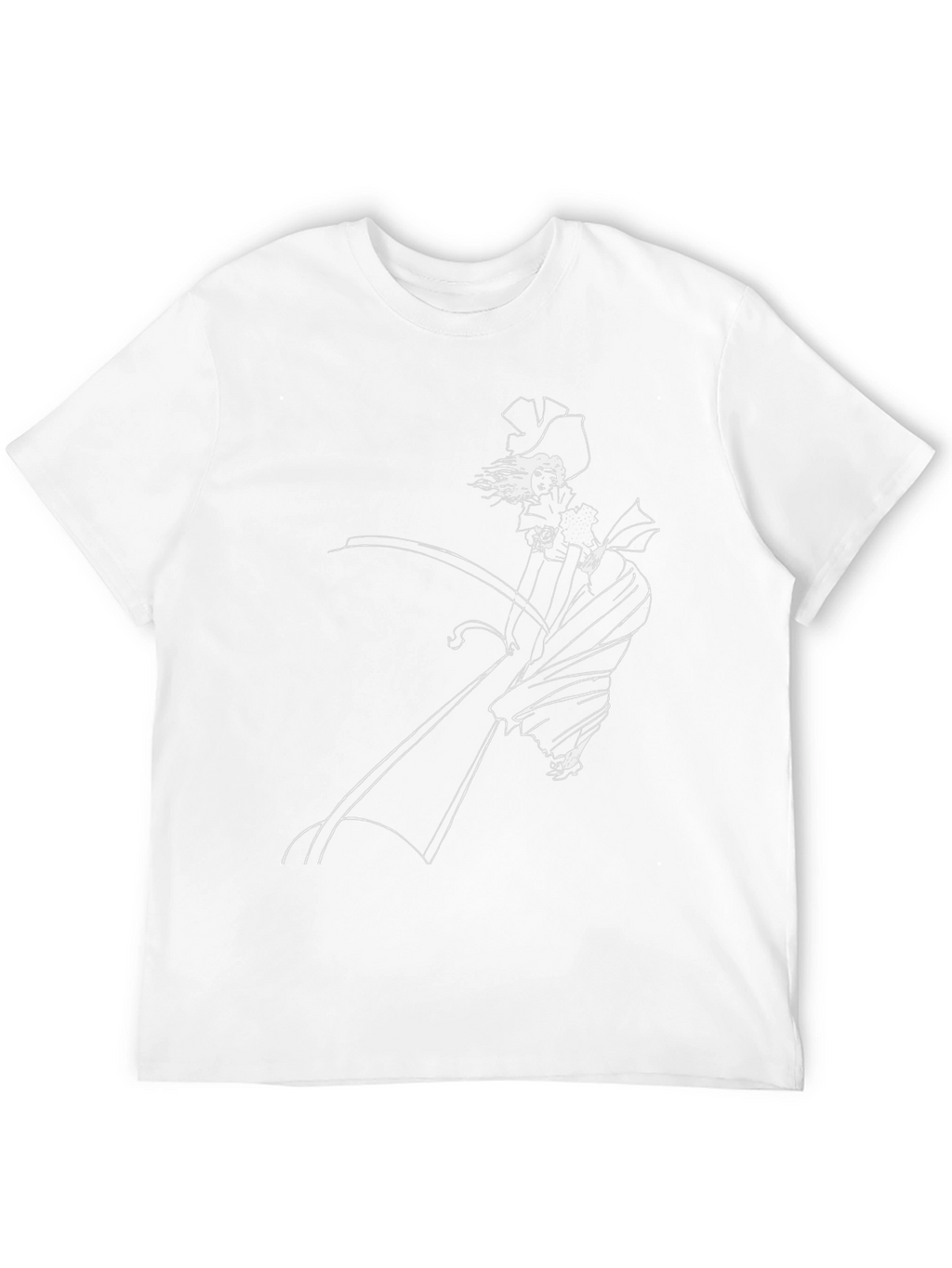 Grim Reaper Graphic Tee - Black Cotton Blend