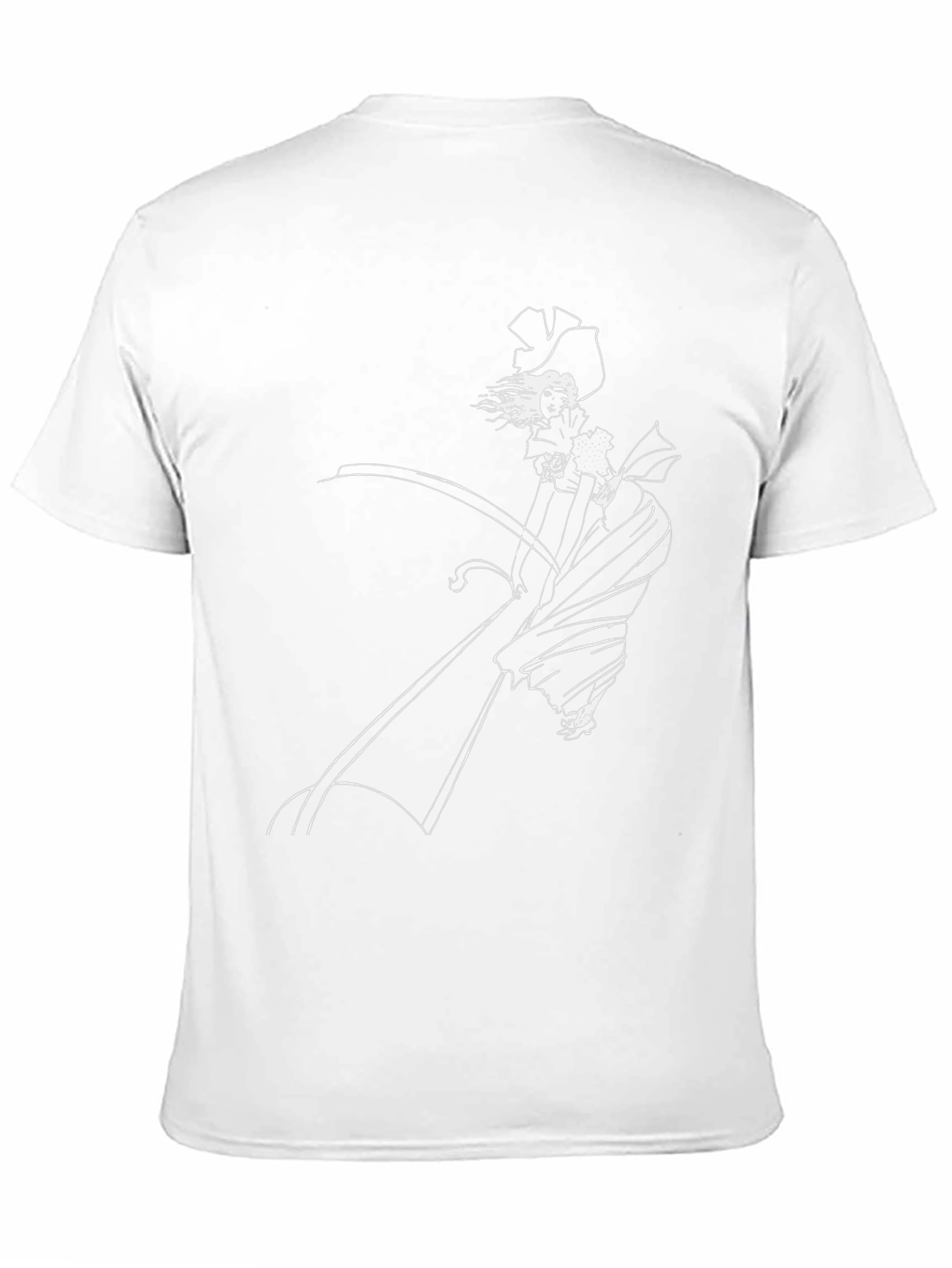 Grim Reaper Graphic Tee - Black Cotton Blend