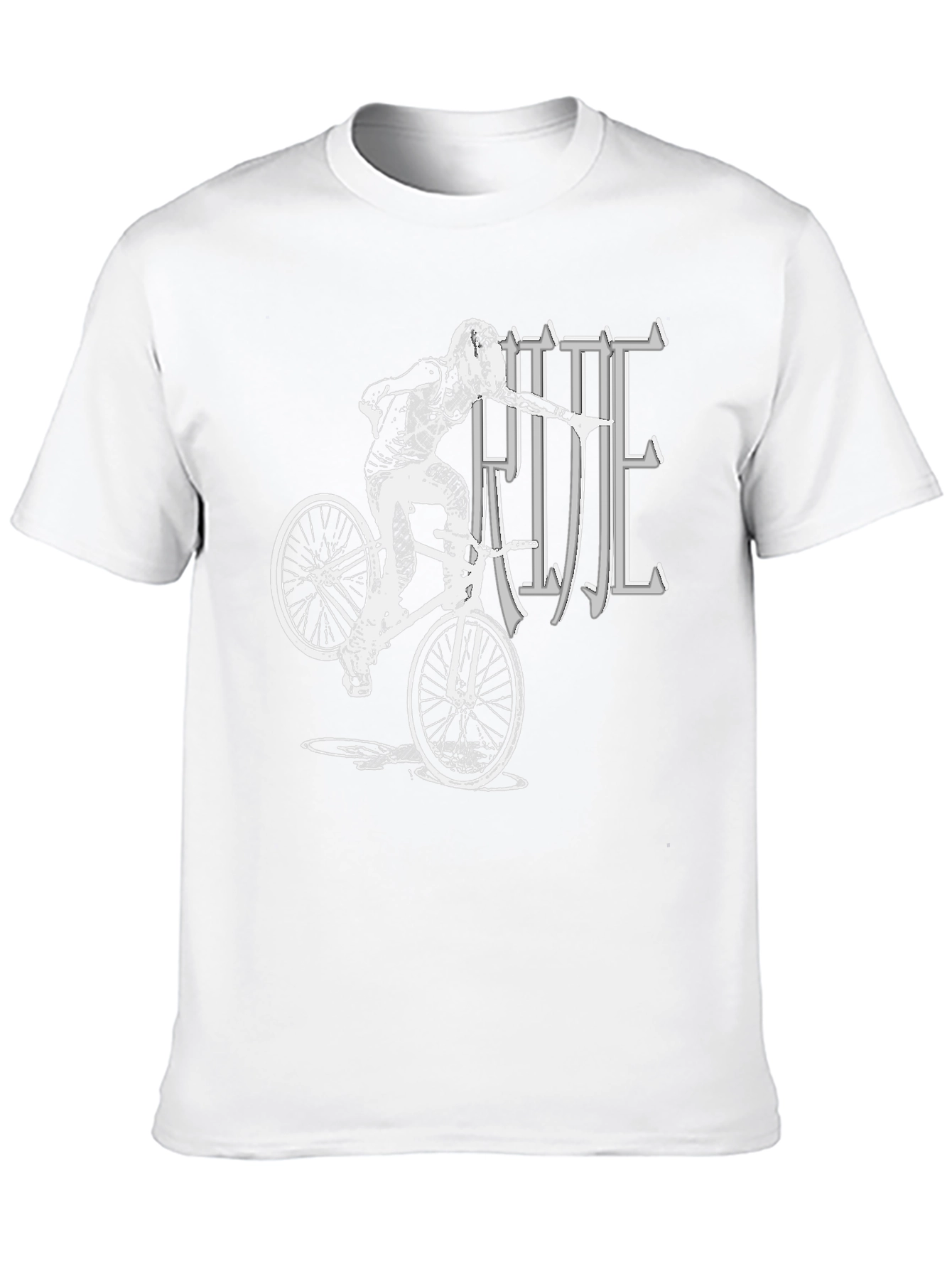 Ride BMX Graphic T-Shirt - Black Cotton