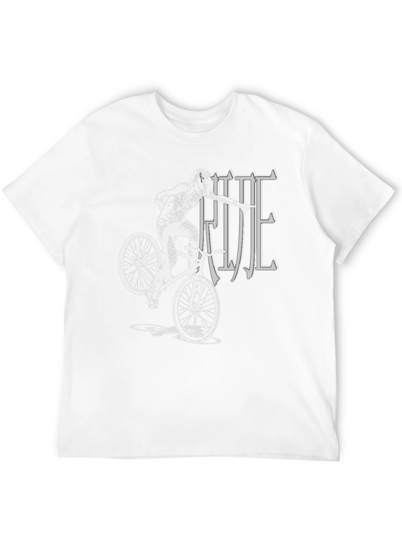 Ride BMX Graphic T-Shirt - Black Cotton