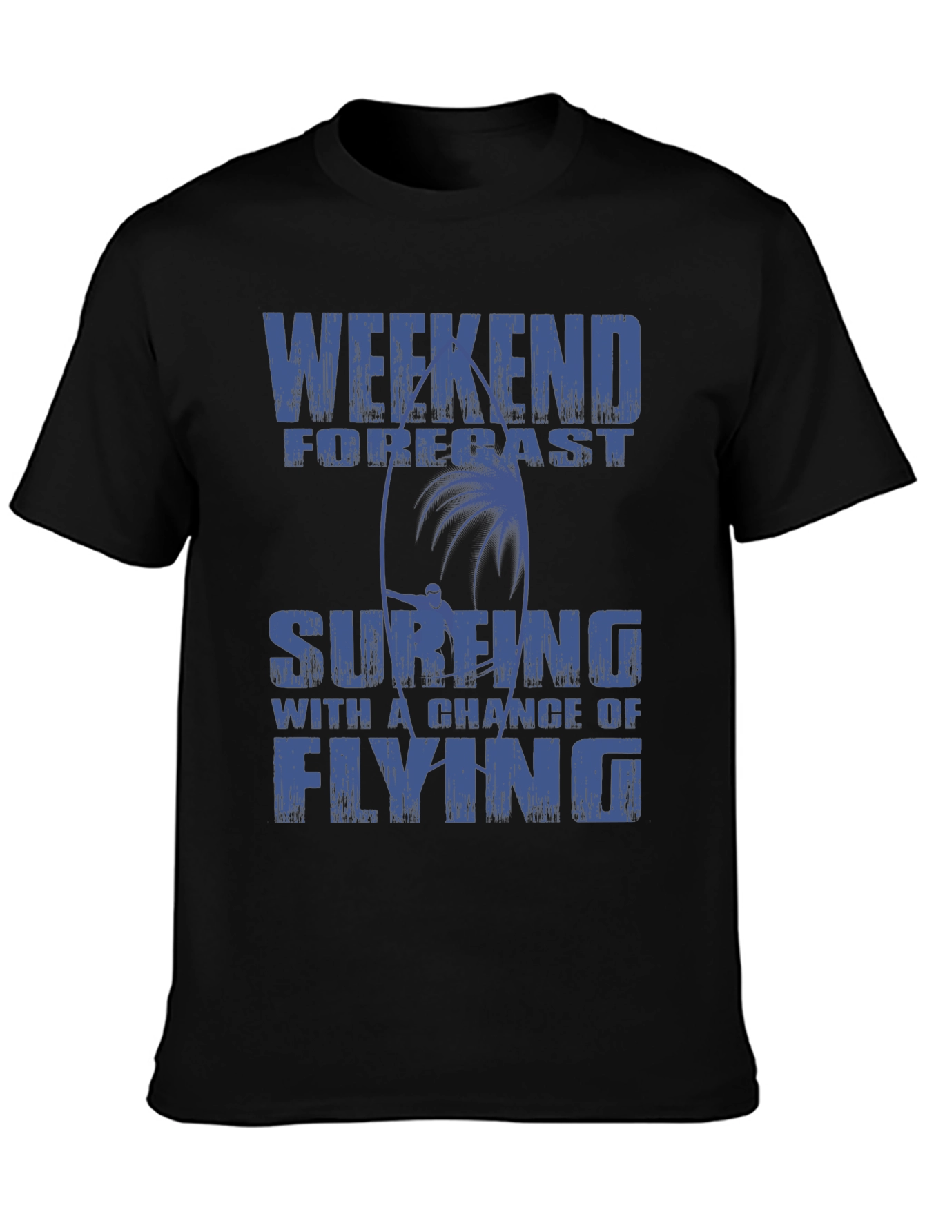 Weekend Forecast Surfing Graphic T-Shirt