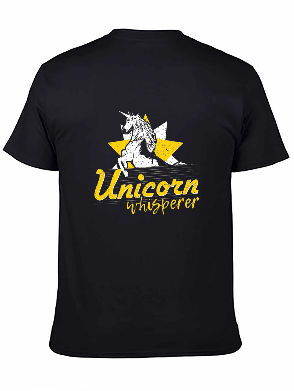 Unicorn Whisperer Black Graphic Tee