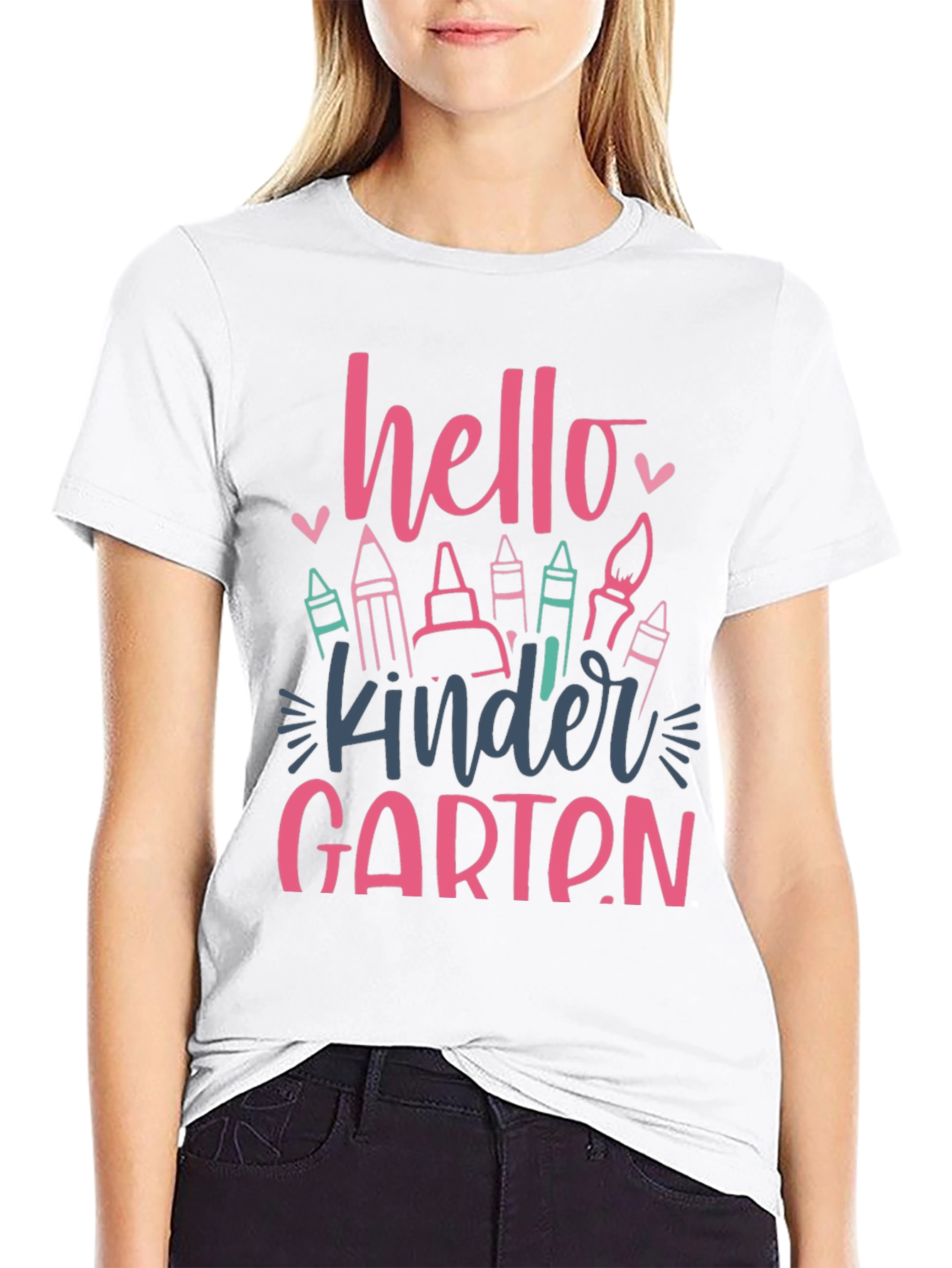 Hello Kindergarten Graphic Tee - Back to School