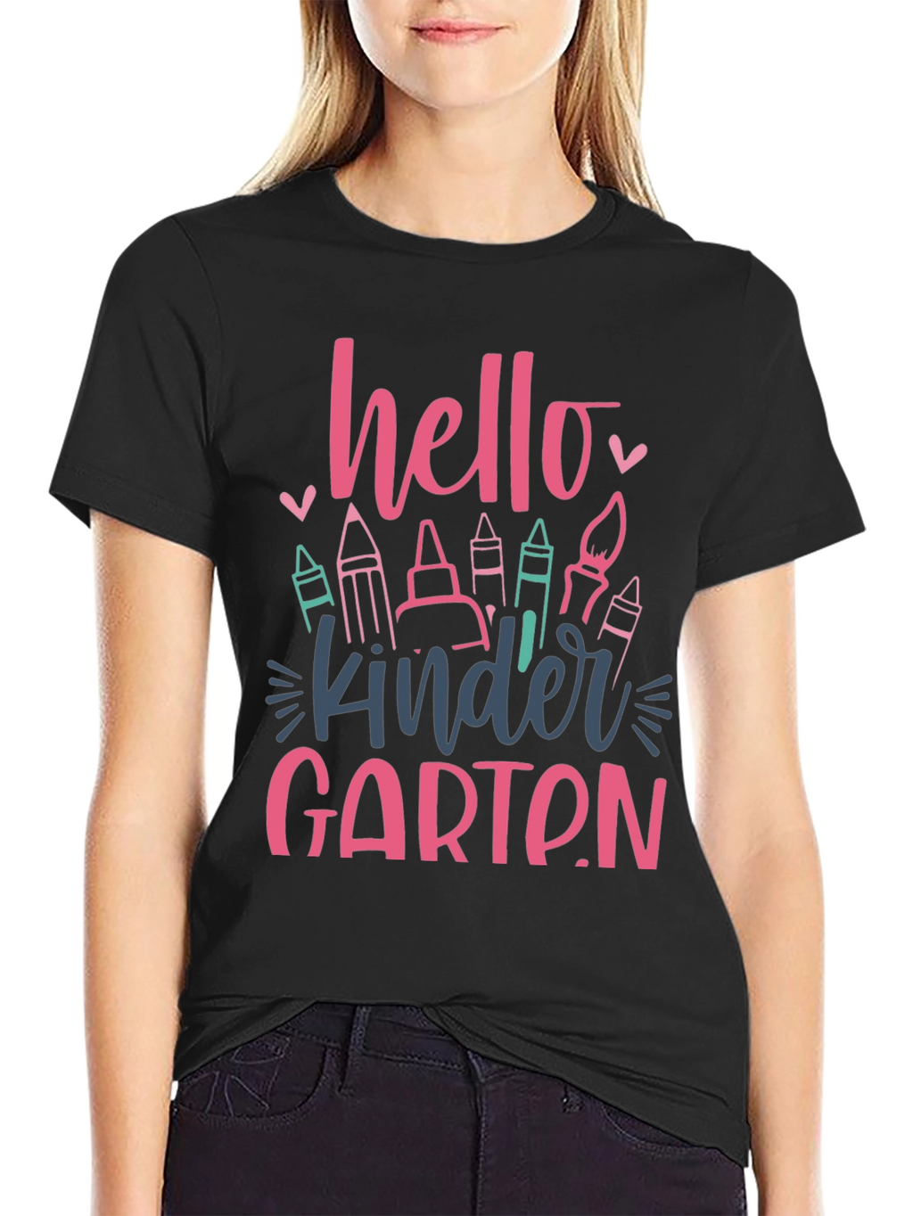 Hello Kindergarten Graphic Tee - Back to School