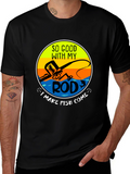 Funny Fishing T-Shirt - So Good With My Rod