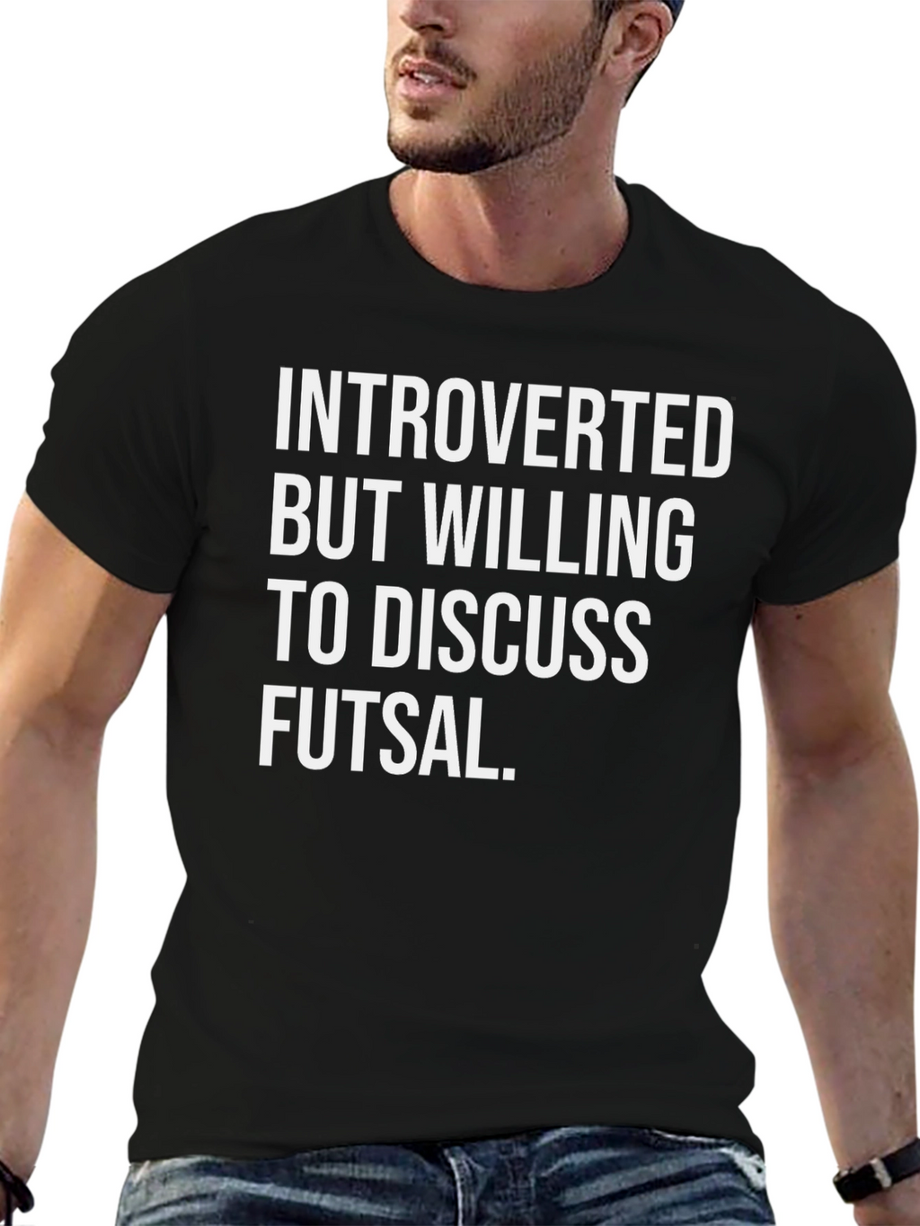 Introverted Futsal T-Shirt - Funny Sports Tee