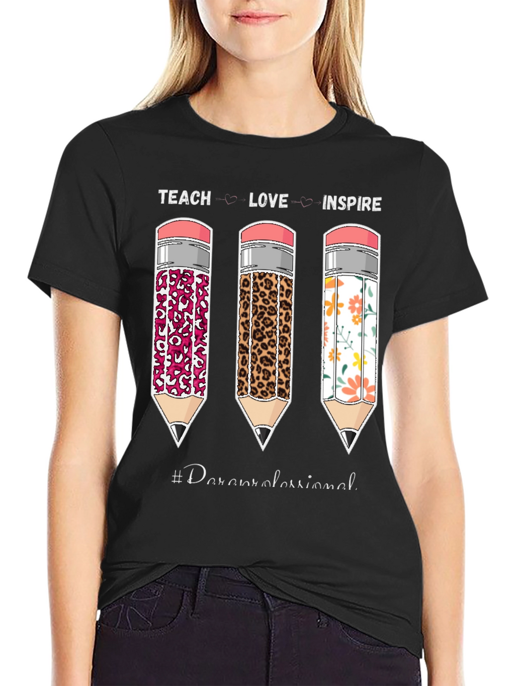 Teach Love Inspire Paraprofessional T-Shirt