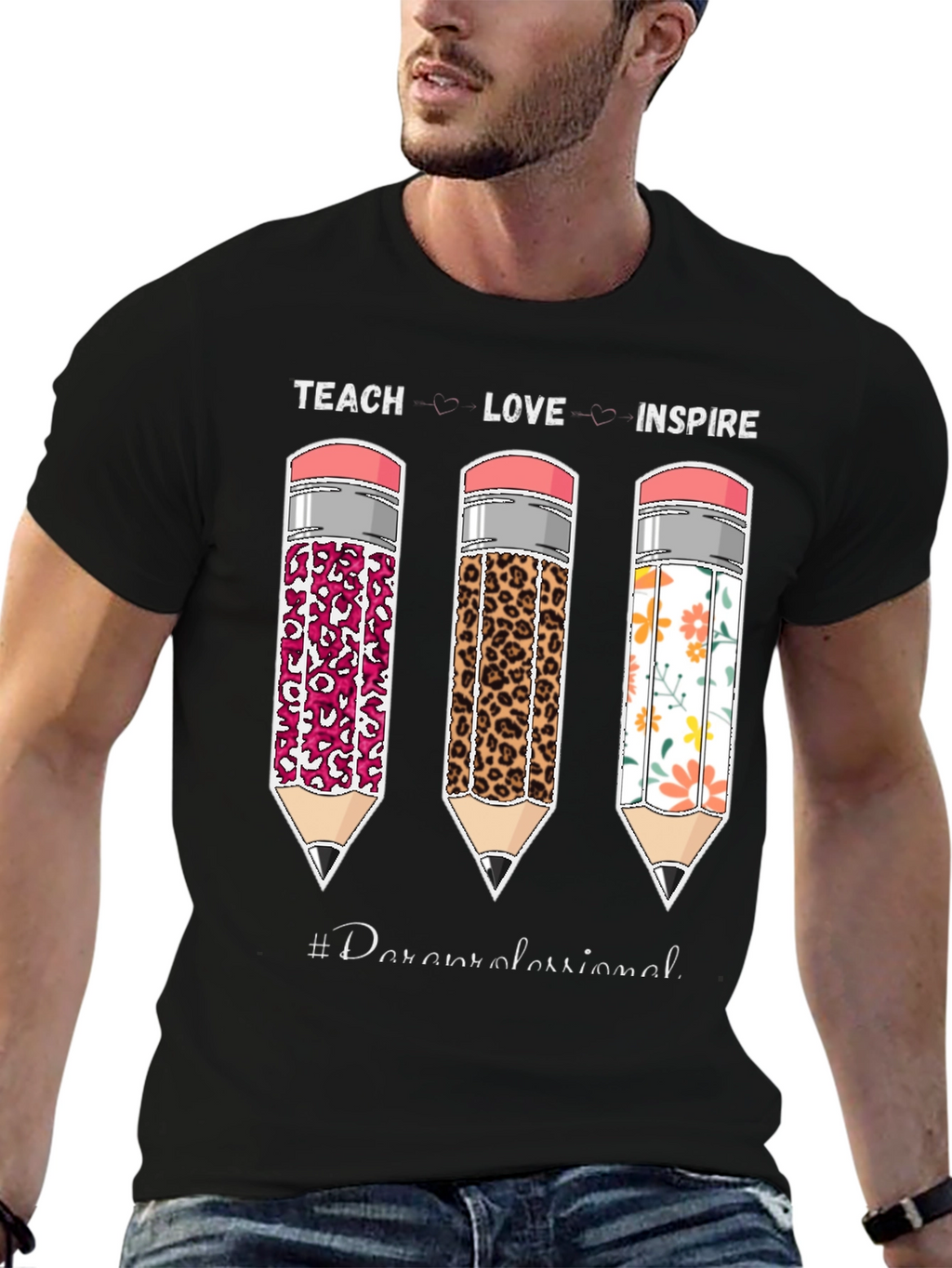 Teach Love Inspire Paraprofessional T-Shirt