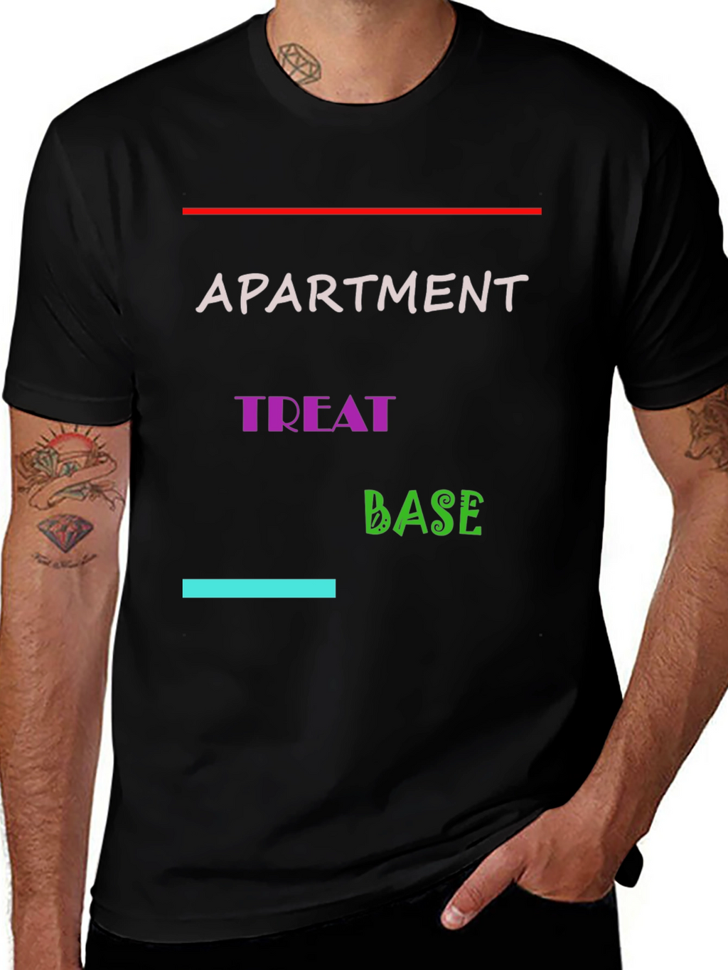 Apartment Treat Base Black T-Shirt