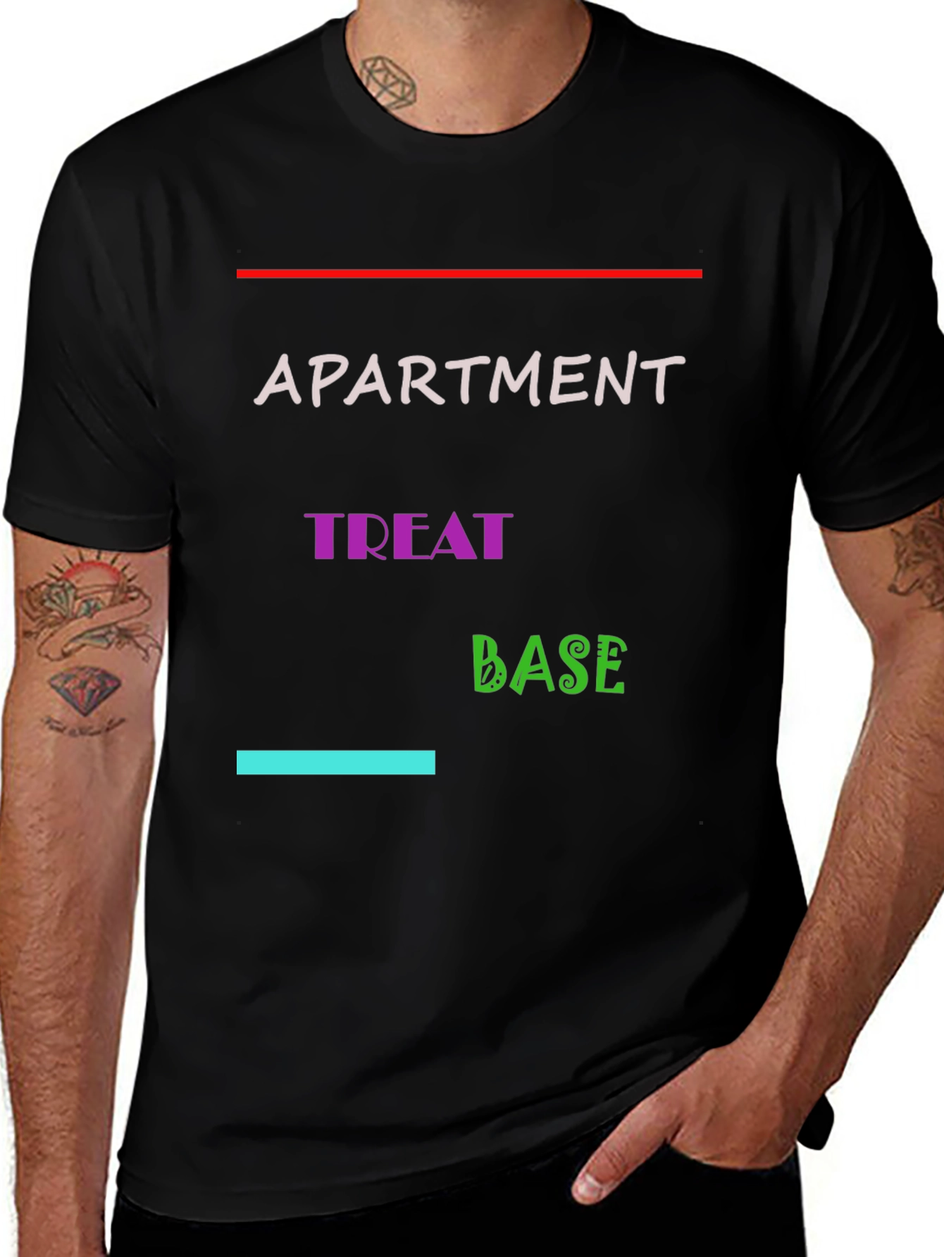 Apartment Treat Base Black T-Shirt