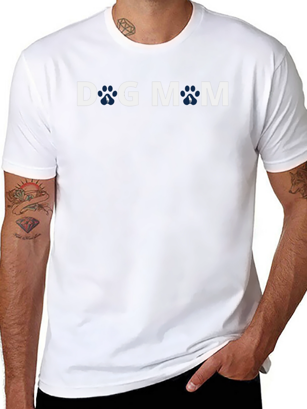 Dog Mom T-Shirt - Black