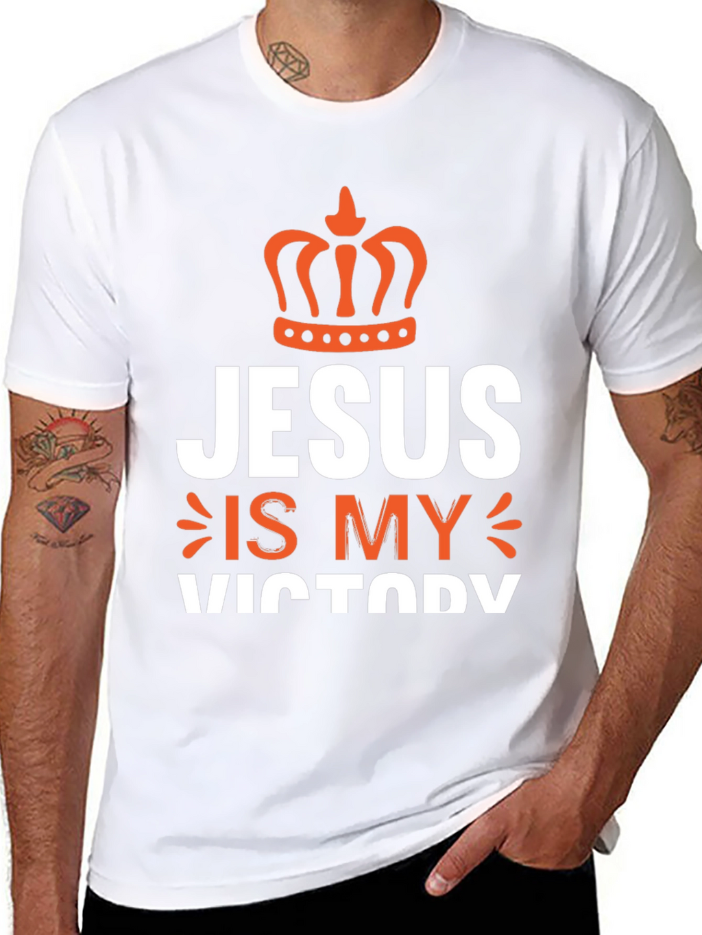 Jesus Is My Victory T-Shirt - Christian Apparel