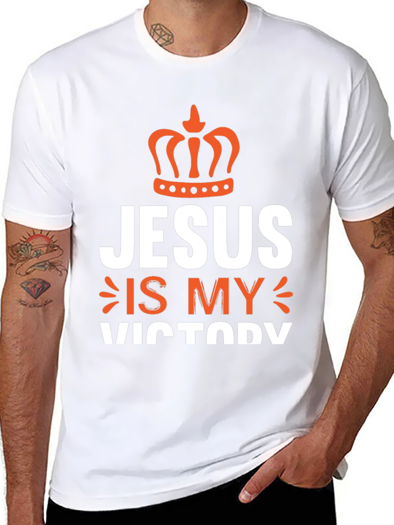 Jesus Is My Victory T-Shirt - Christian Apparel