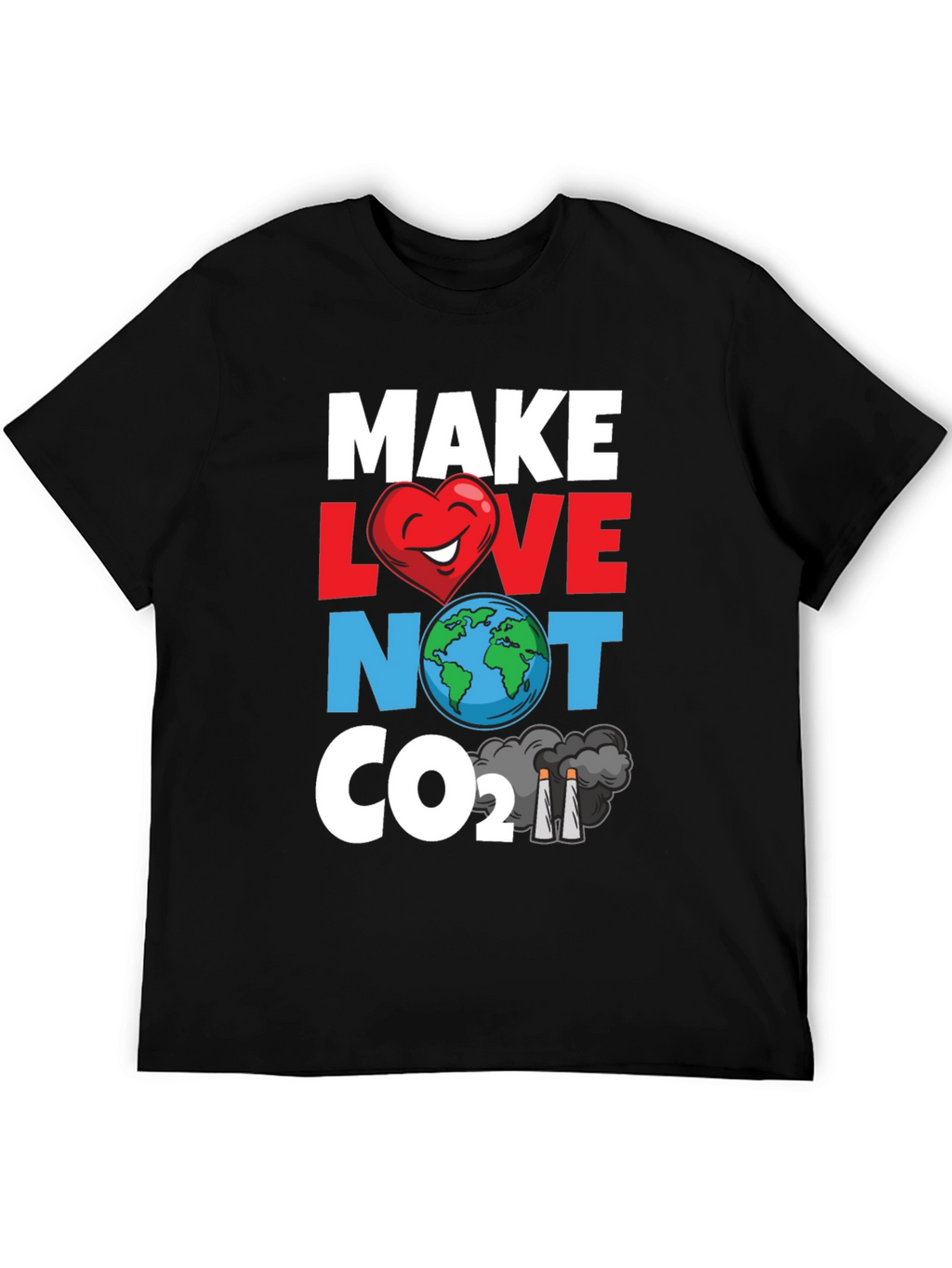 Eco-Friendly Tee: Make Love Not CO2