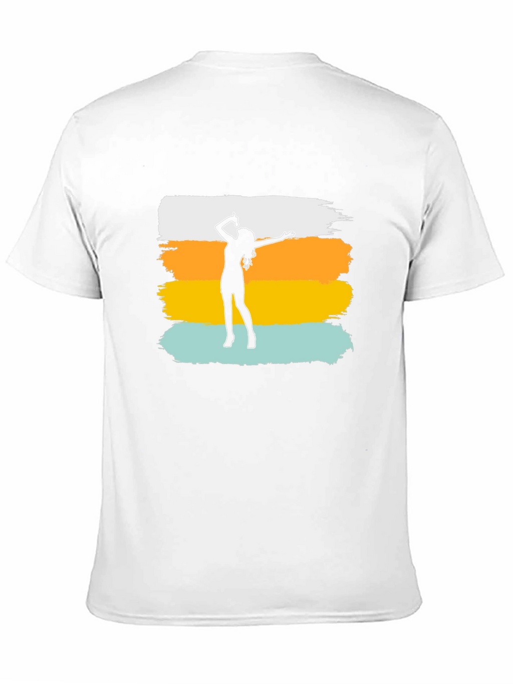 Retro Singer Graphic Tee - Black Cotton Blend