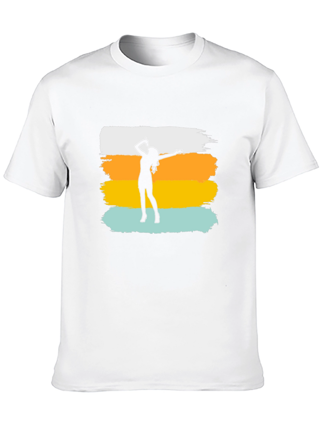 Retro Singer Graphic Tee - Black Cotton Blend
