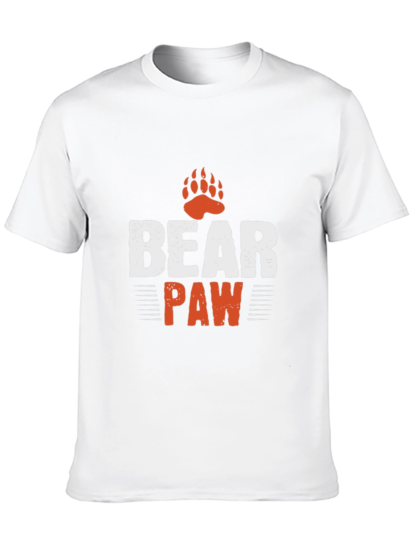 Mens Bear Paw Graphic T-Shirt - Black