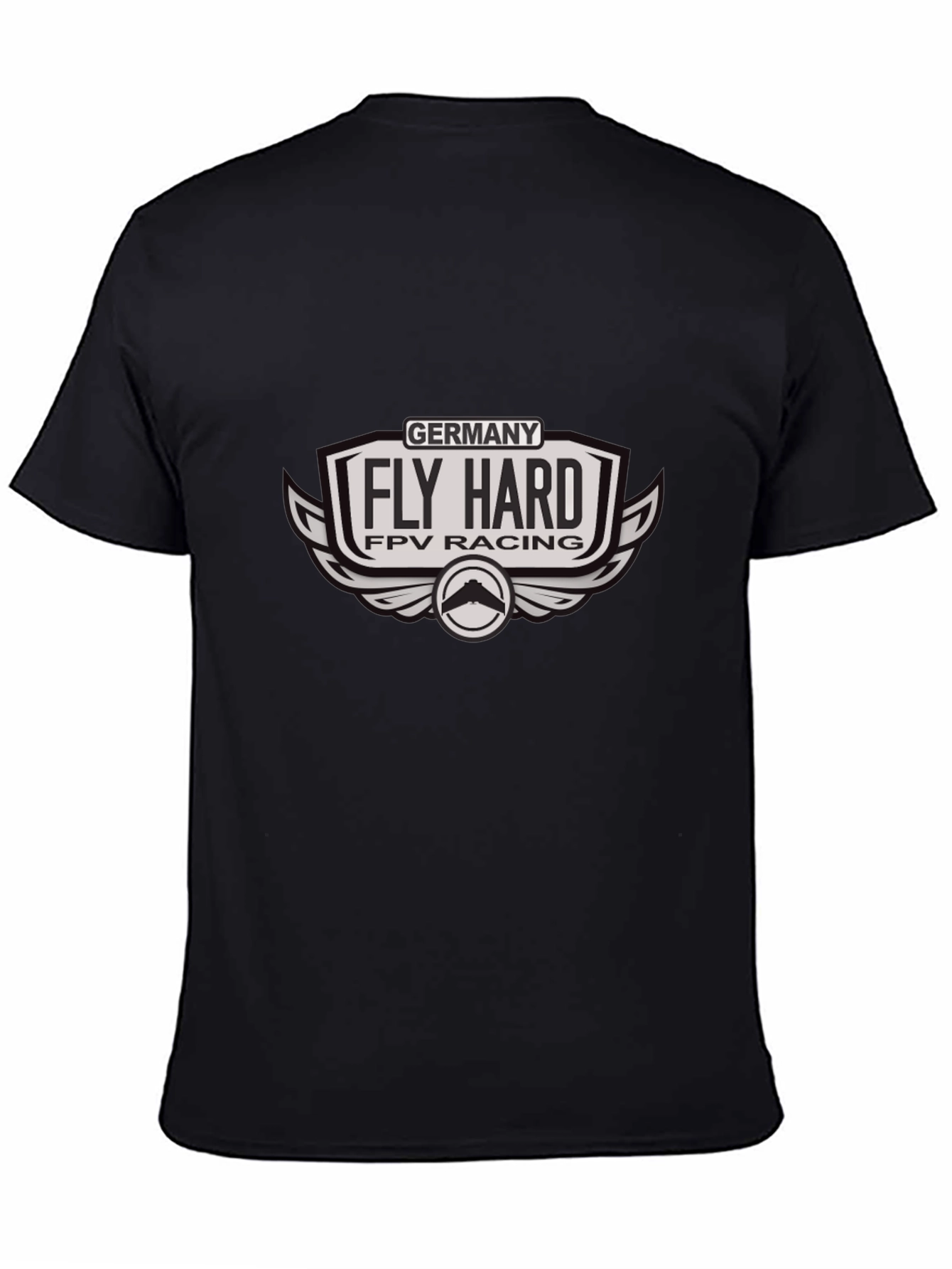 Fly Hard FPV Racing Germany Black T-Shirt