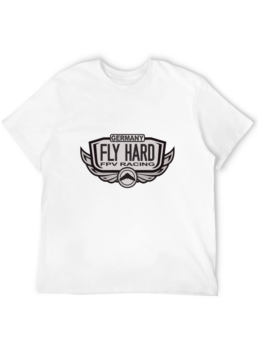 Fly Hard FPV Racing Germany Black T-Shirt