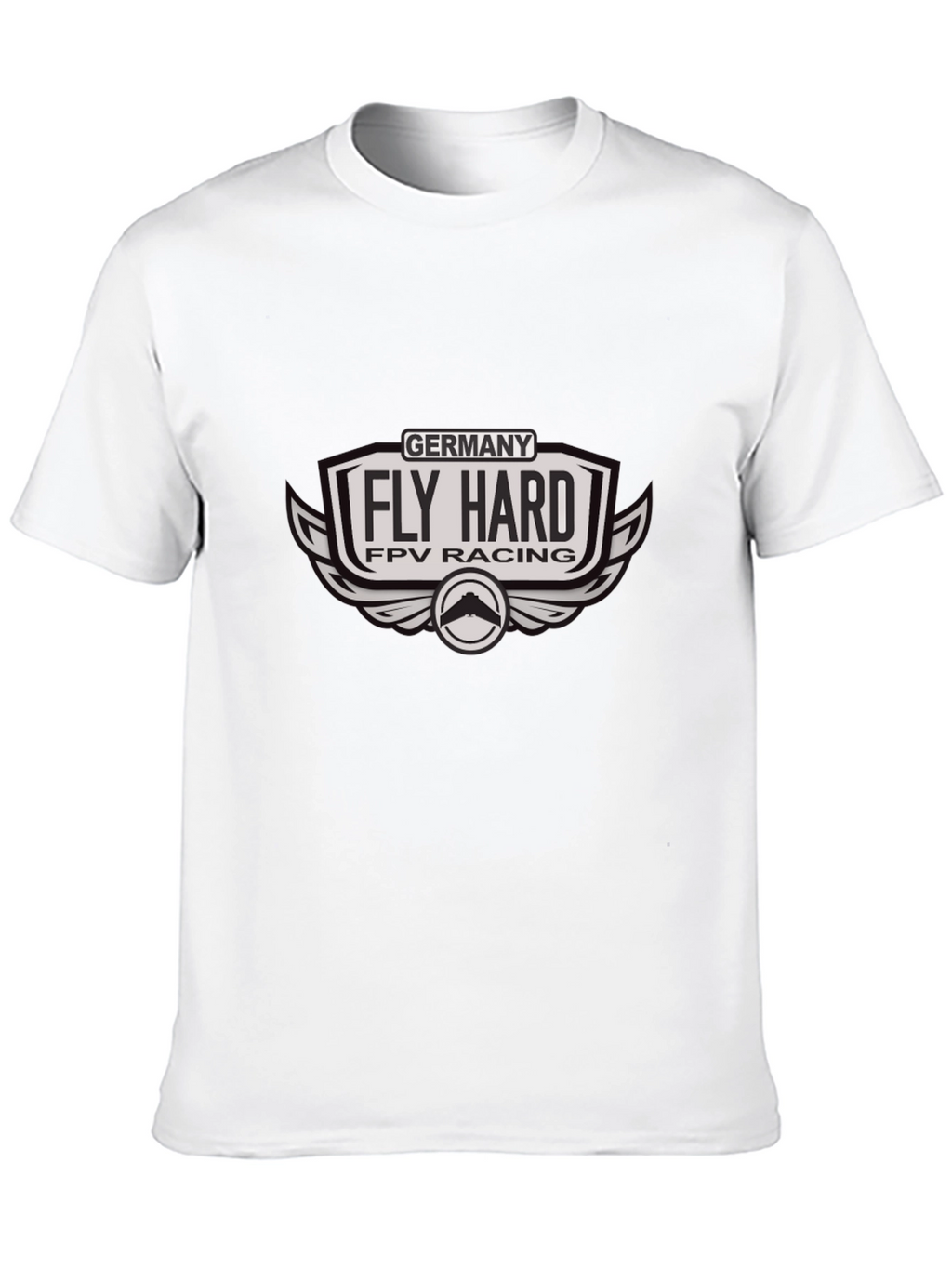 Fly Hard FPV Racing Germany Black T-Shirt