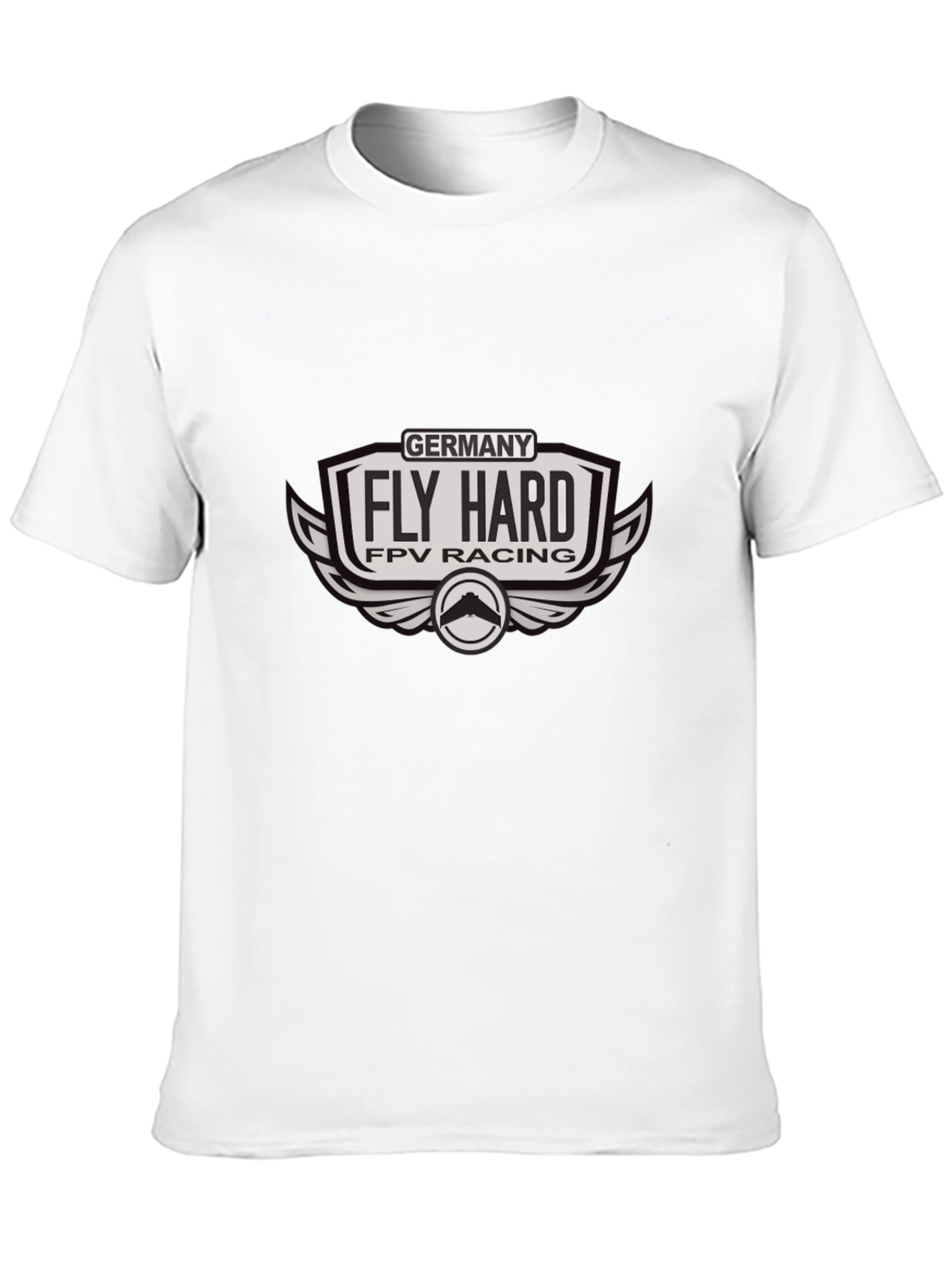 Fly Hard FPV Racing Germany Black T-Shirt