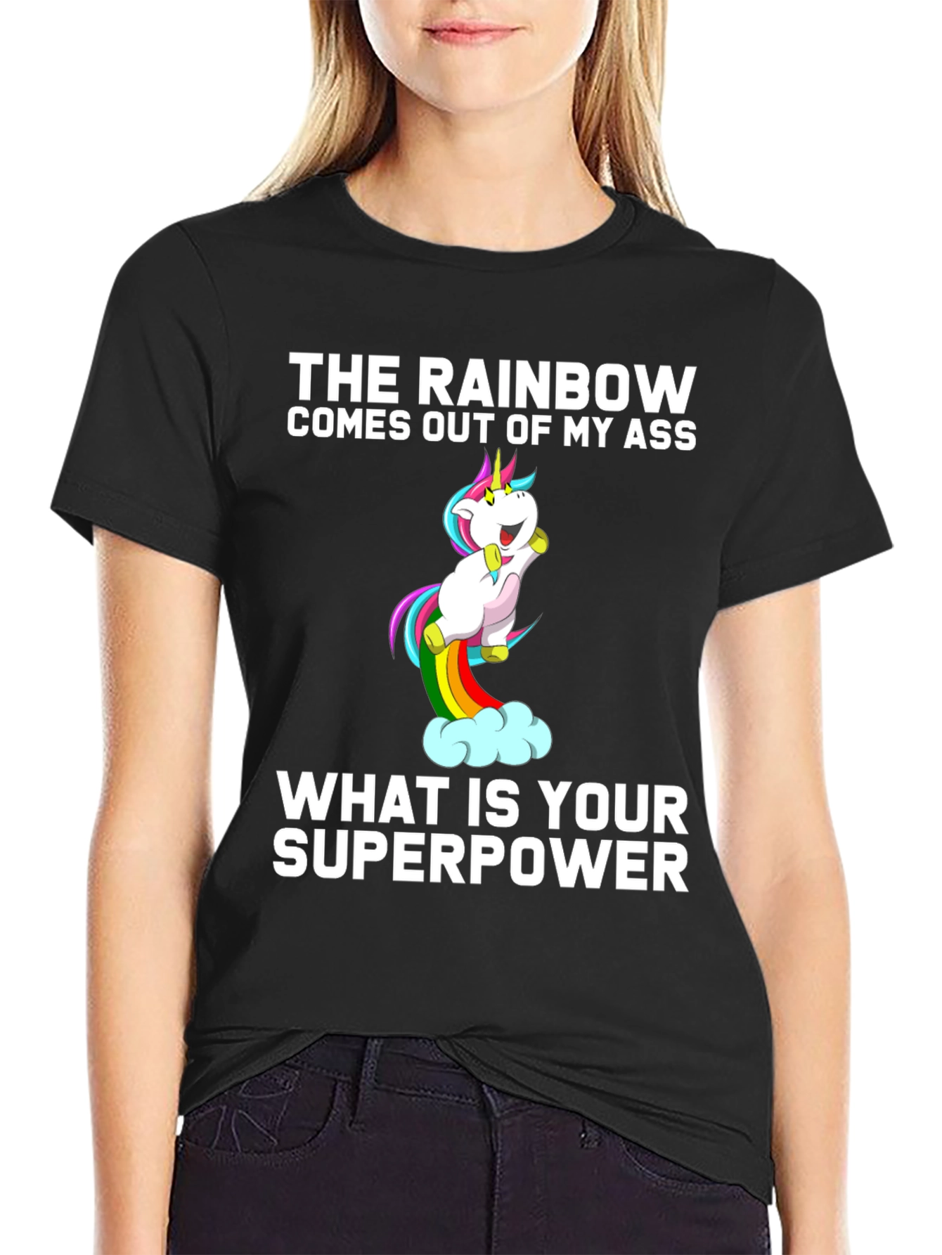 Rainbow Unicorn T-Shirt - Whats Your Superpower?
