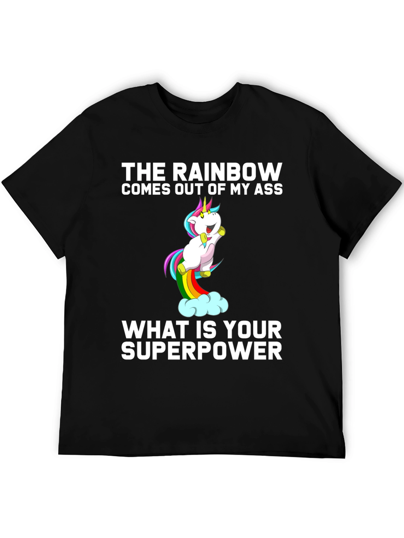 Rainbow Unicorn T-Shirt - Whats Your Superpower?