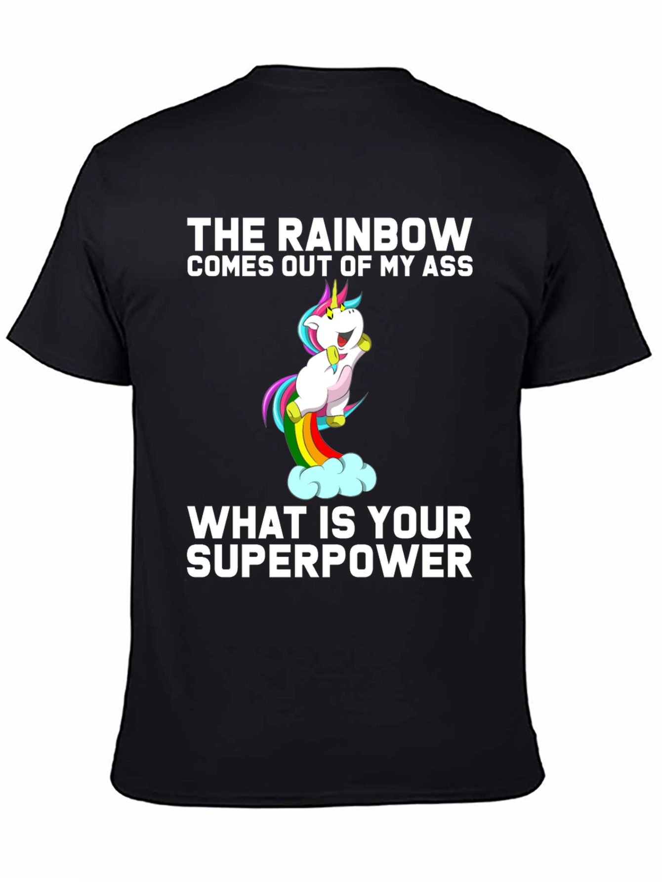 Rainbow Unicorn T-Shirt - Whats Your Superpower?