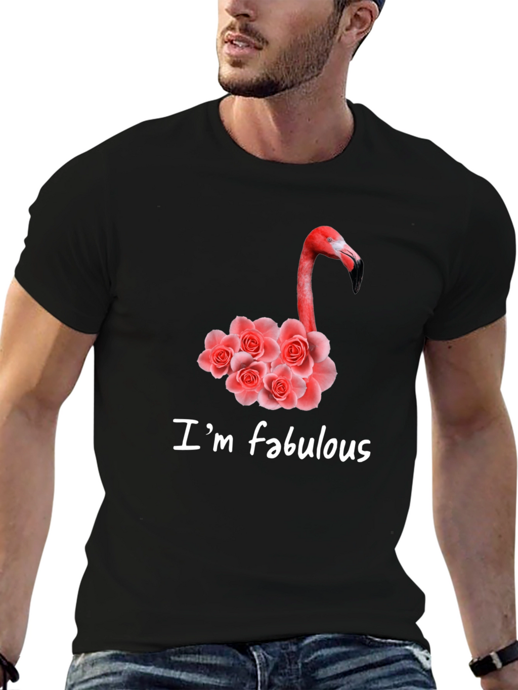 Fabulous Flamingo Rose T-Shirt