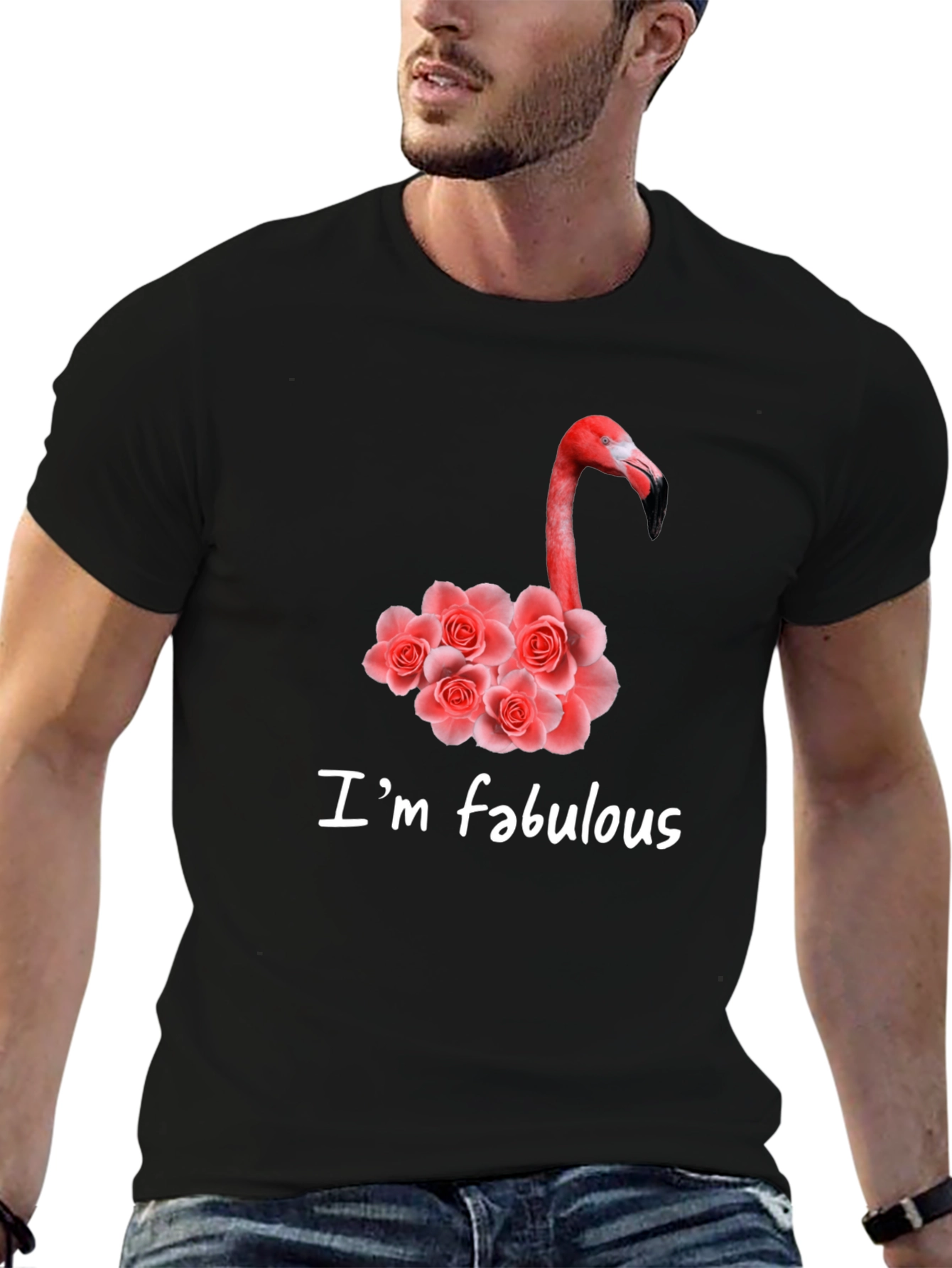 Fabulous Flamingo Rose T-Shirt