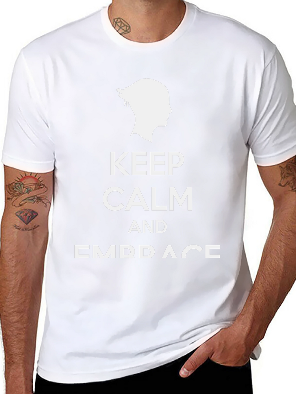 Keep Calm and Embrace Black T-Shirt