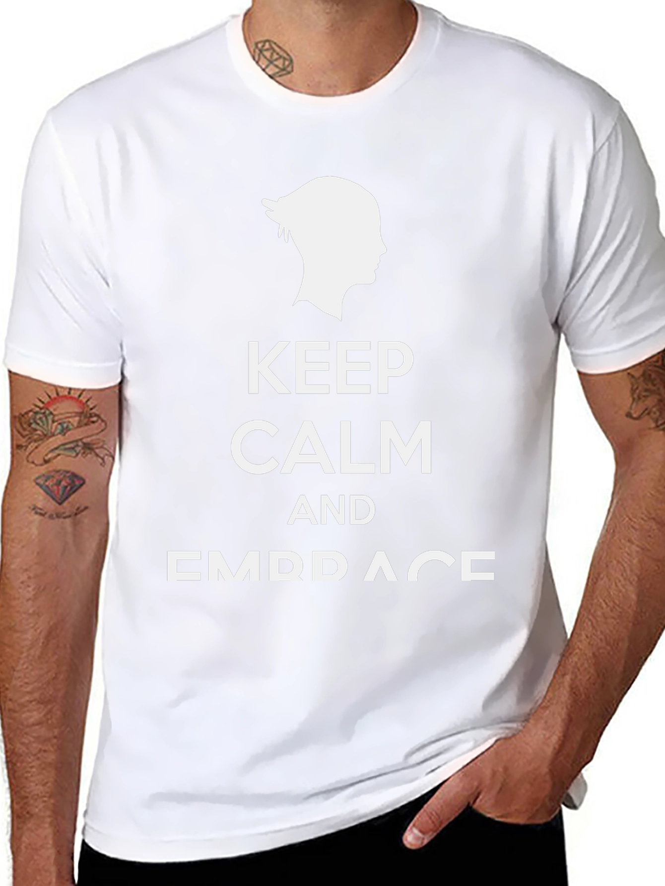 Keep Calm and Embrace Black T-Shirt