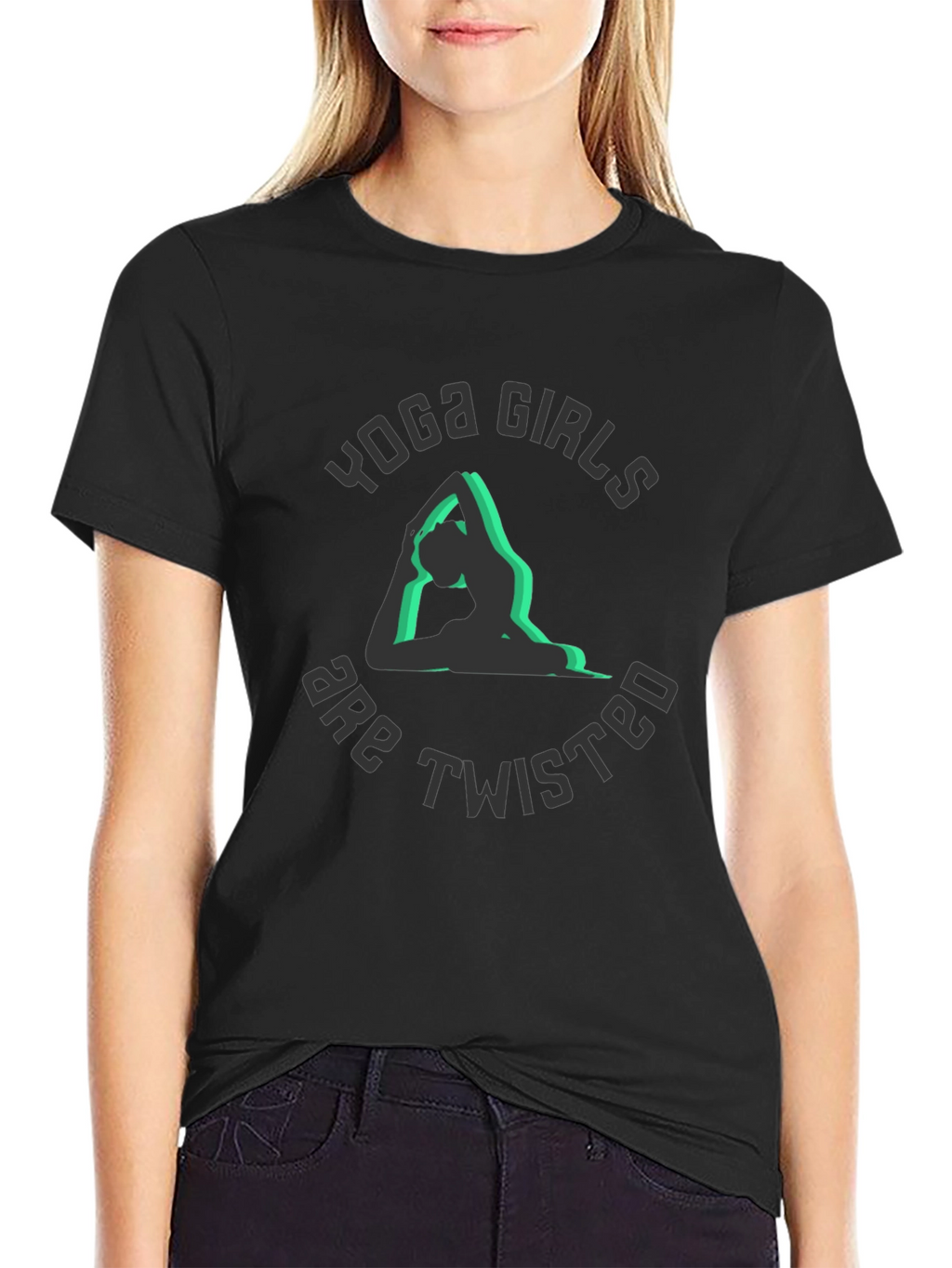 Yoga Girls Are Twisted Graphic T-Shirt