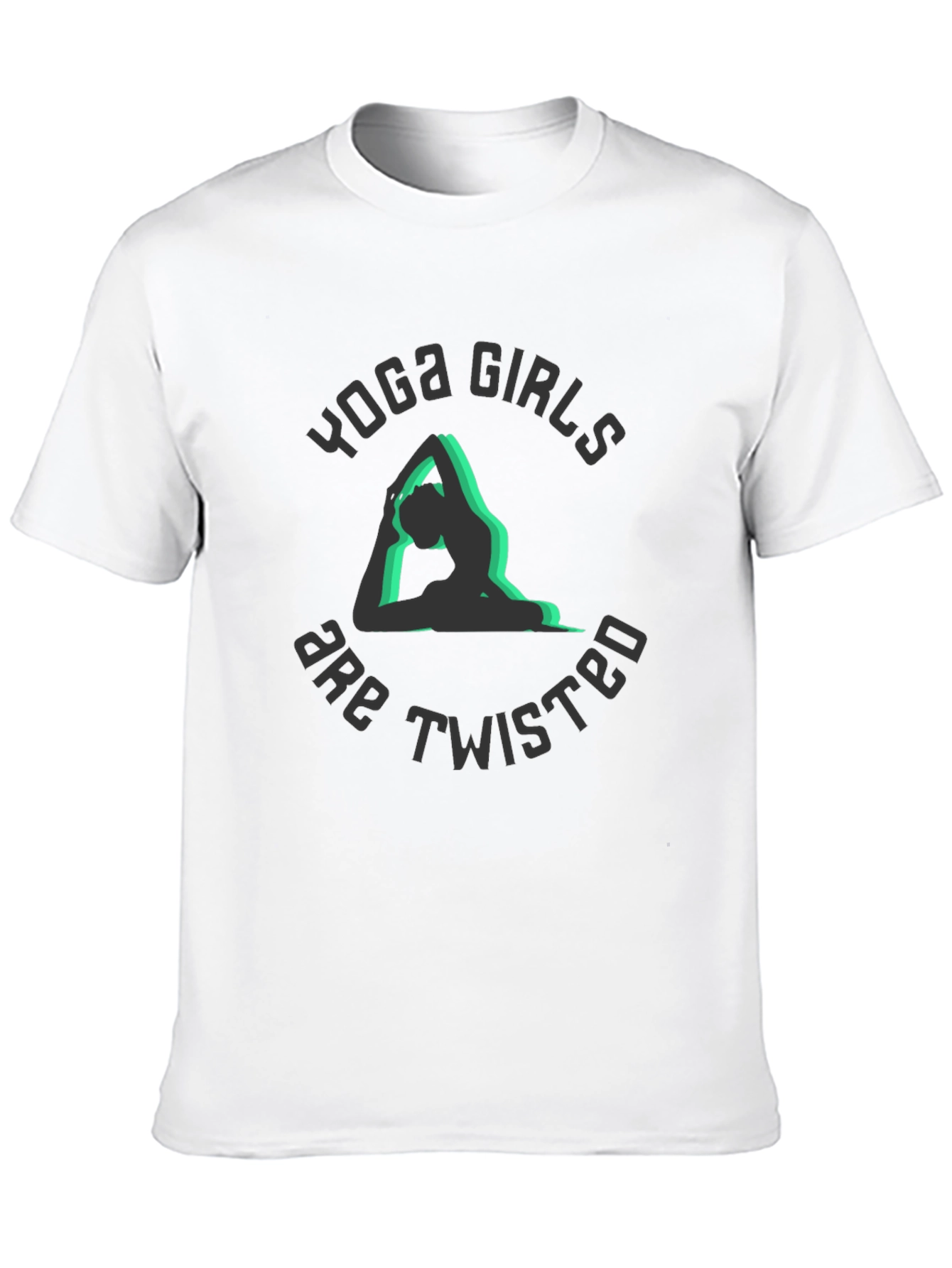 Yoga Girls Are Twisted Graphic T-Shirt