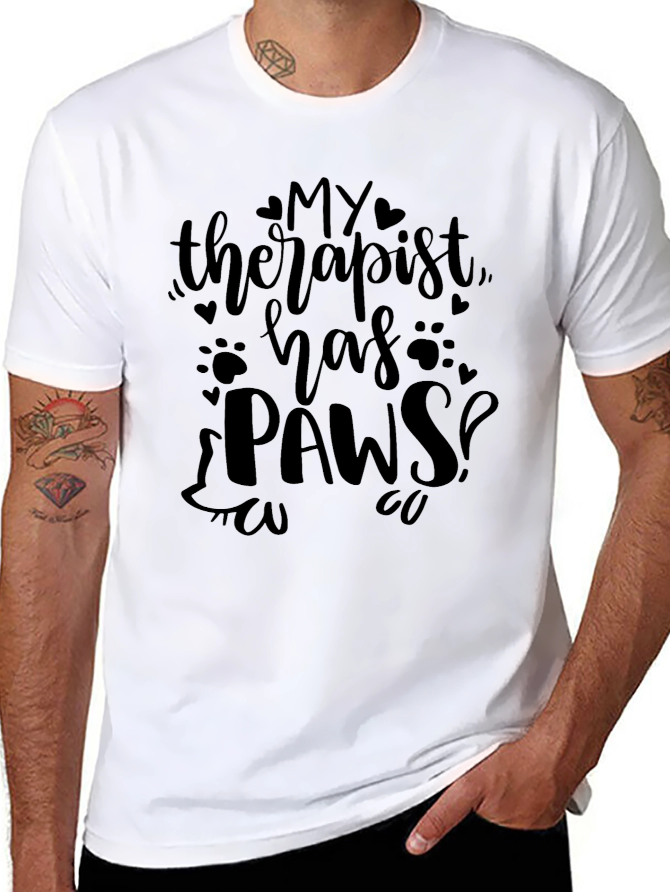 My Therapist Has Paws T-Shirt