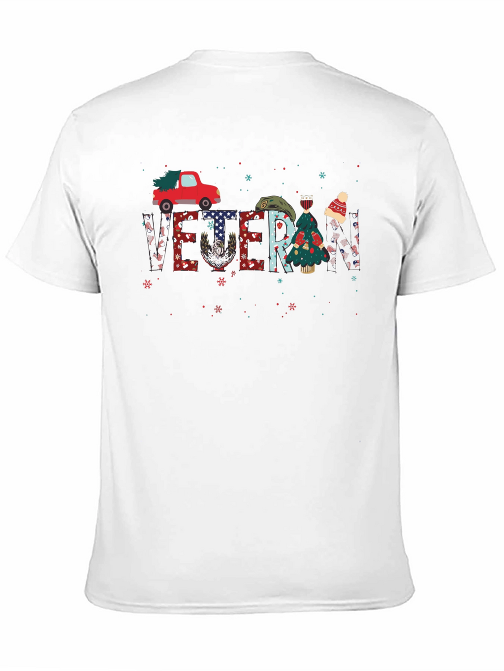 Veteran Christmas Truck Graphic Tee