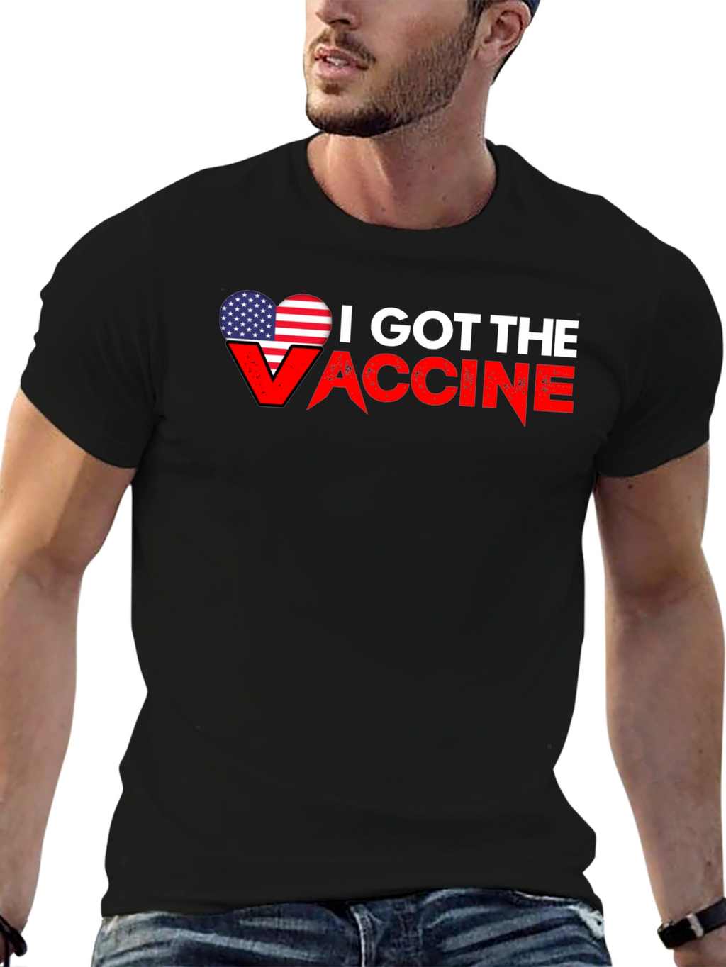 I Got The Vaccine T-Shirt - Patriotic Vax Tee