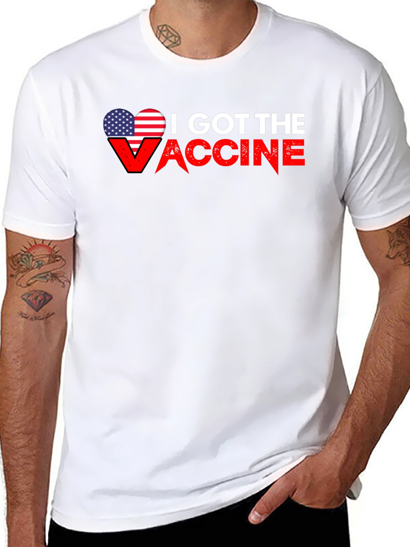 I Got The Vaccine T-Shirt - Patriotic Vax Tee