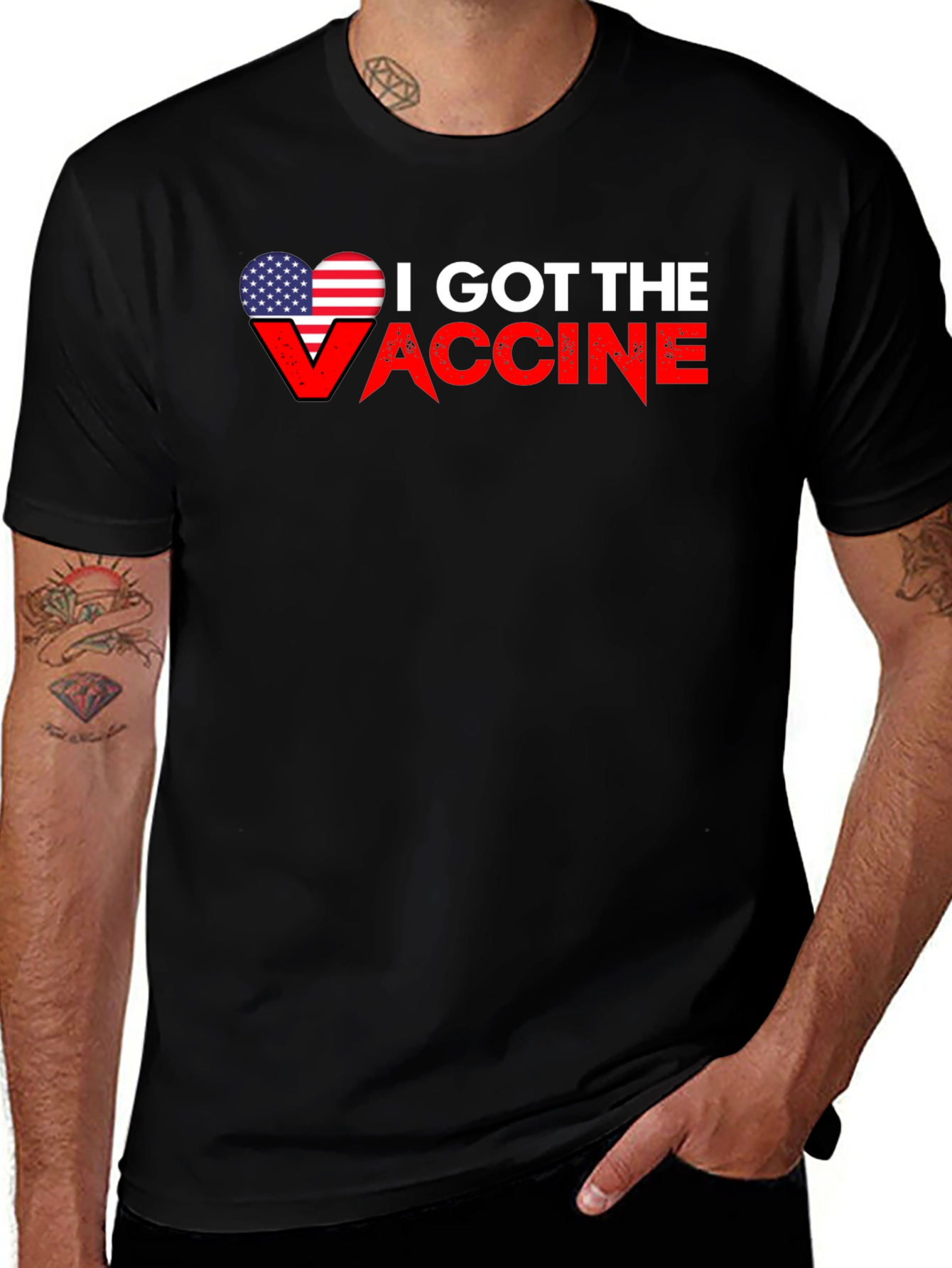 I Got The Vaccine T-Shirt - Patriotic Vax Tee