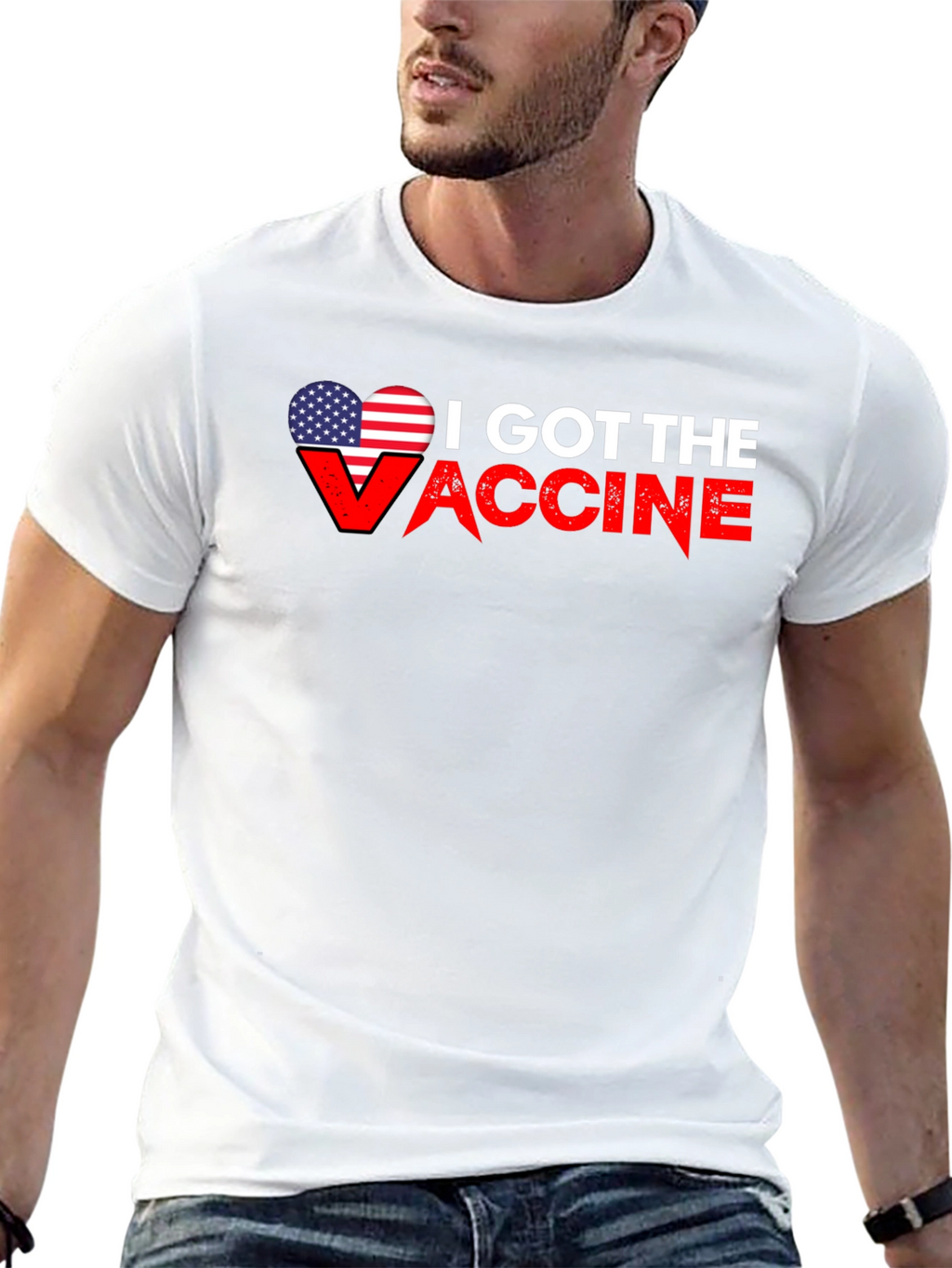 I Got The Vaccine T-Shirt - Patriotic Vax Tee