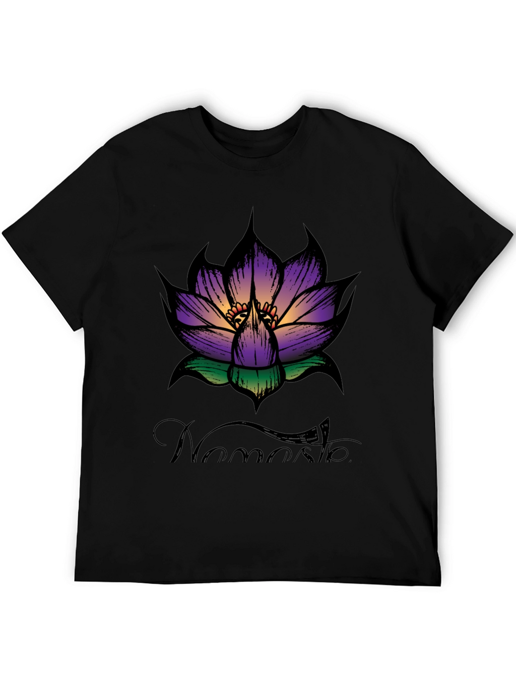 Lotus Namaste Graphic Tee - Relaxed Fit