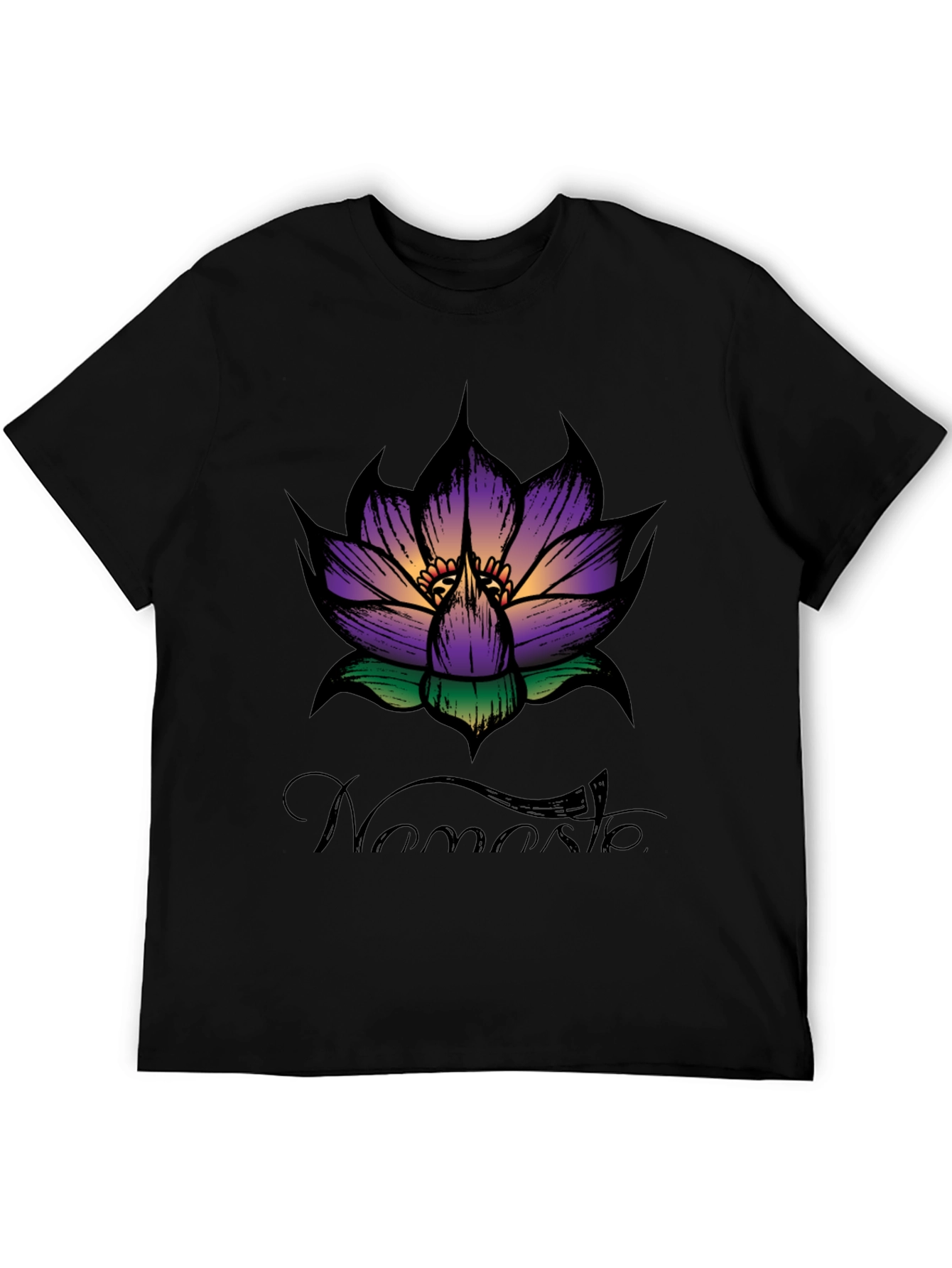 Lotus Namaste Graphic Tee - Relaxed Fit