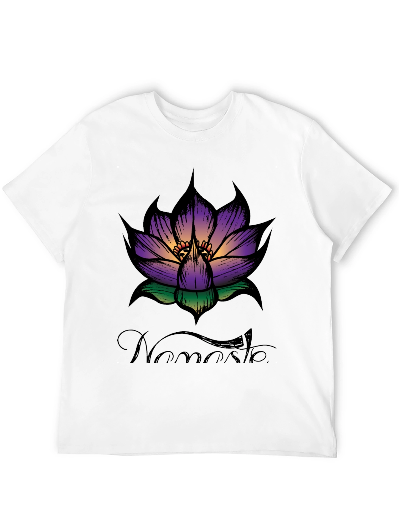 Lotus Namaste Graphic Tee - Relaxed Fit