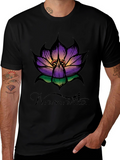 Lotus Namaste Graphic Tee - Relaxed Fit