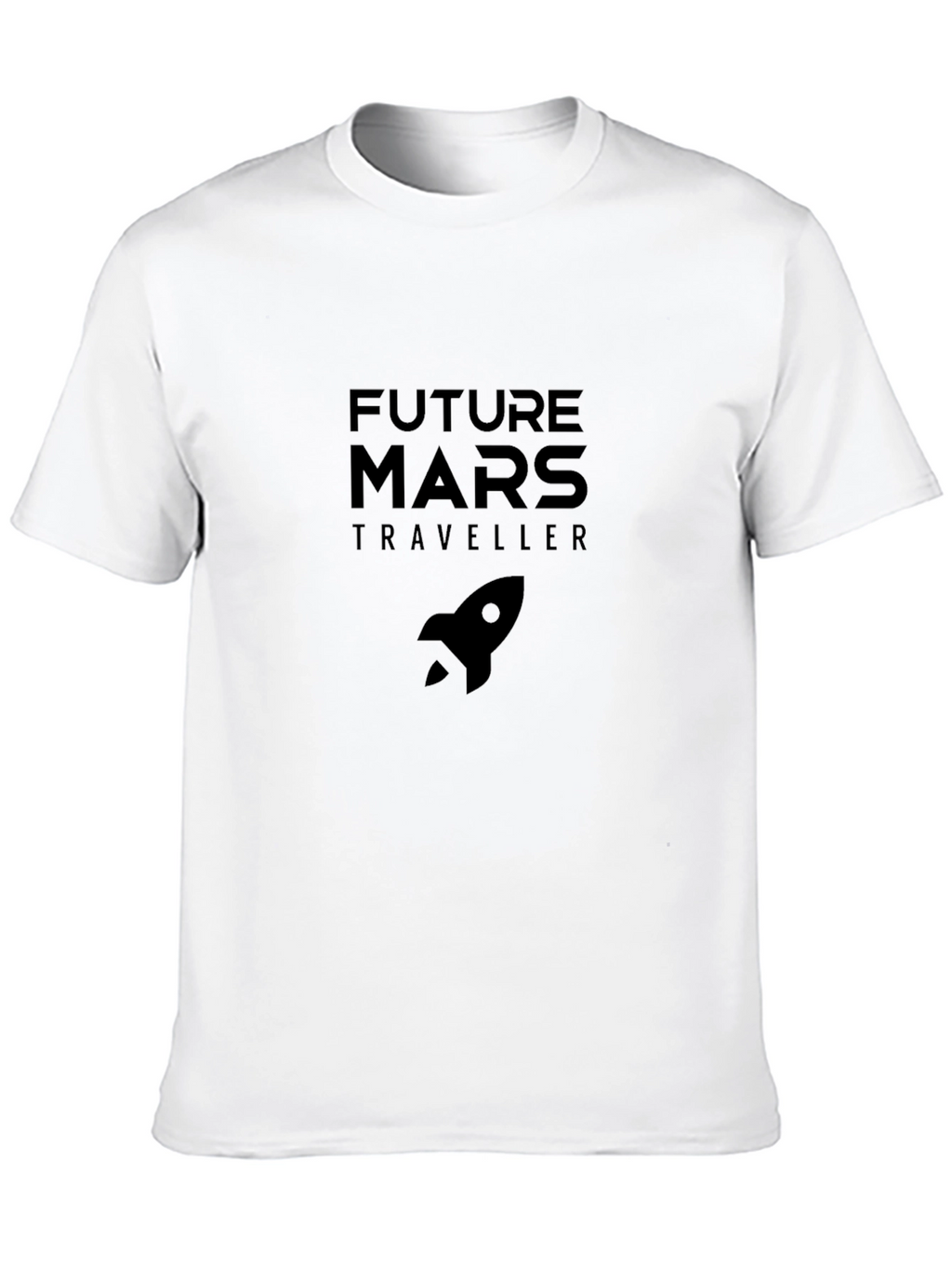 Future Mars Traveller Black T-Shirt